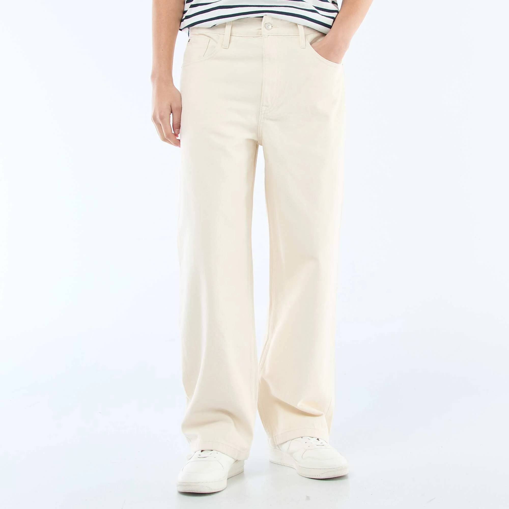 Baggy Jeans WHITE - Image 2
