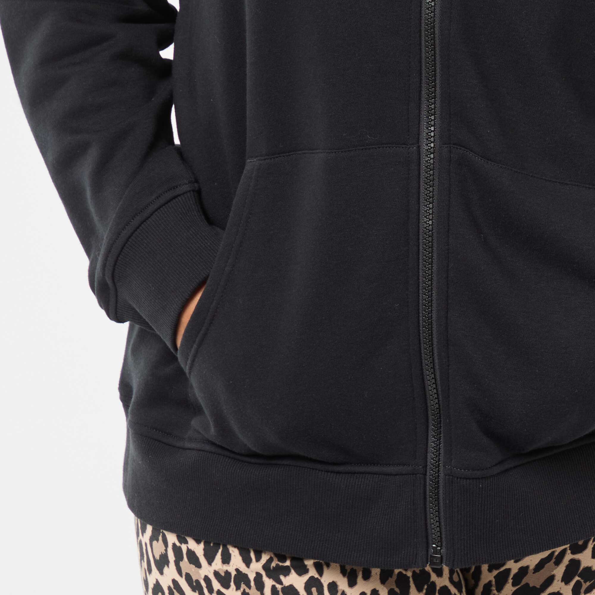 Basic Fleece Sweatshirt BLACK - Image 7
