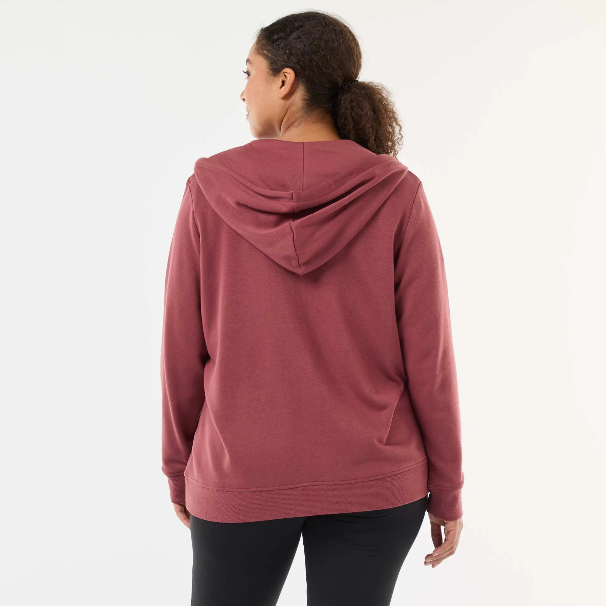 Basic Fleece Sweatshirt RED - Image 3