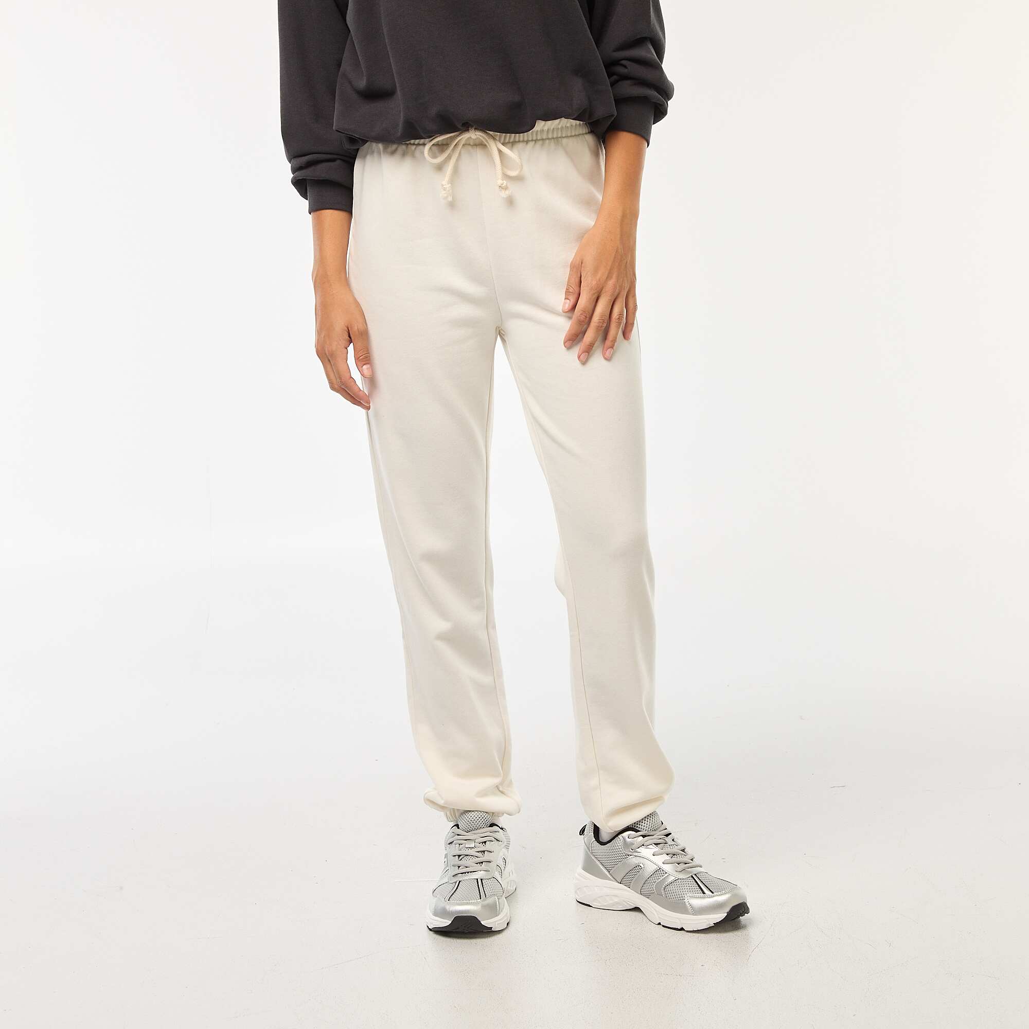 Basic Joggers WHITE - Image 2