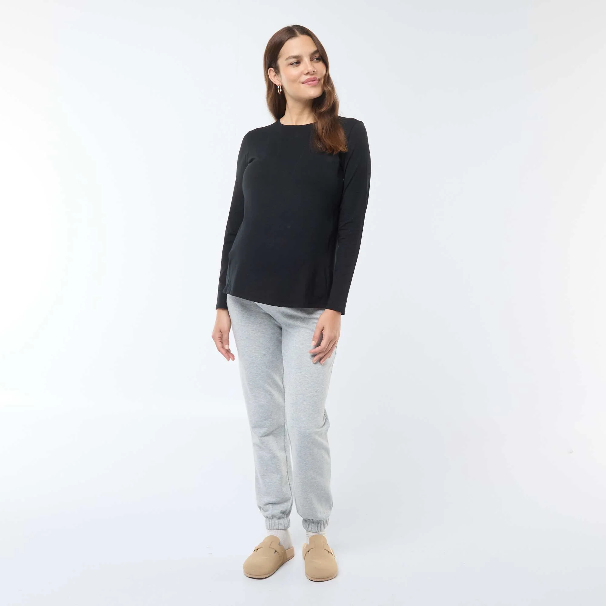 Basic nursing T-shirt BLACK - Image 4
