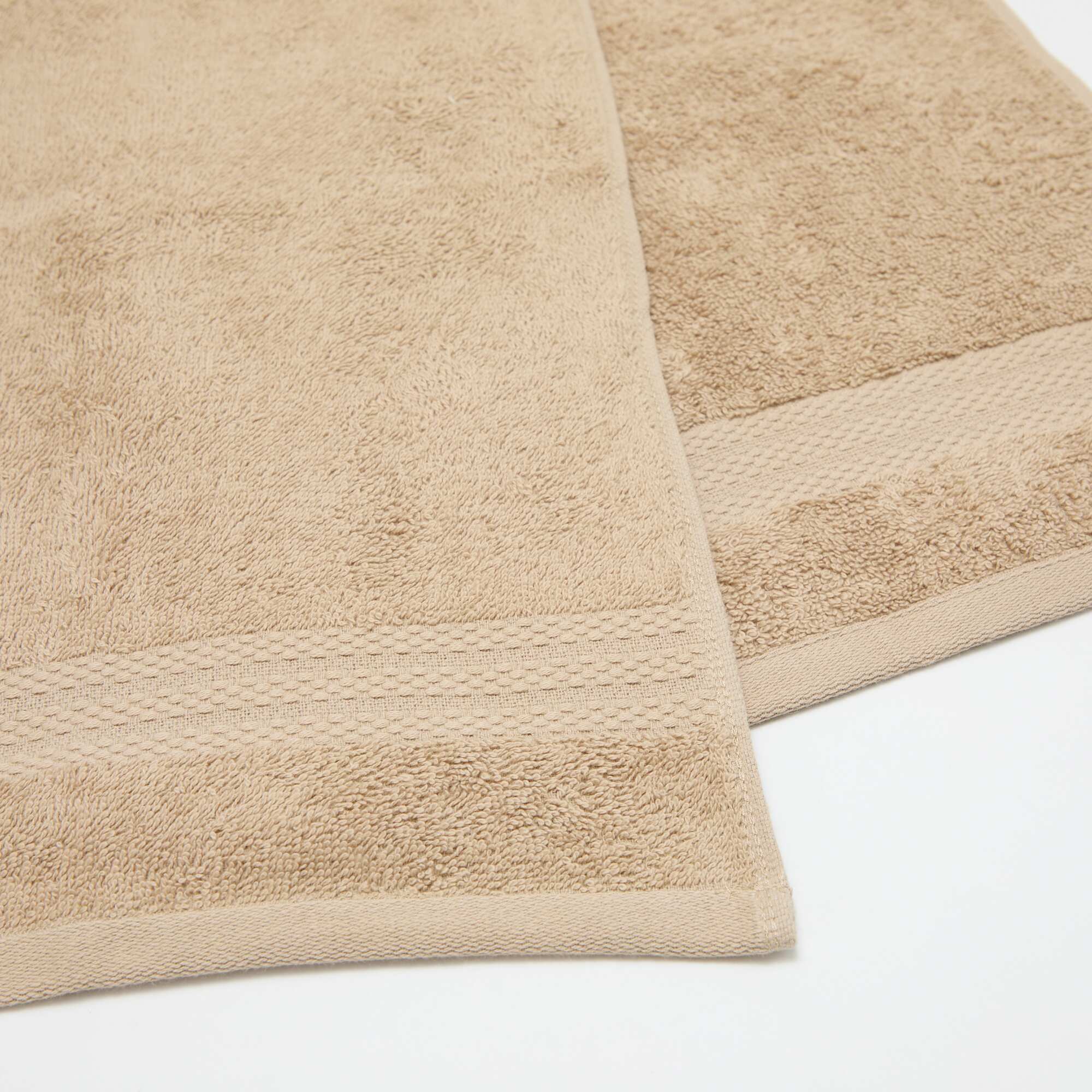 Bath towel 50x90 cm BEIGE - Image 3