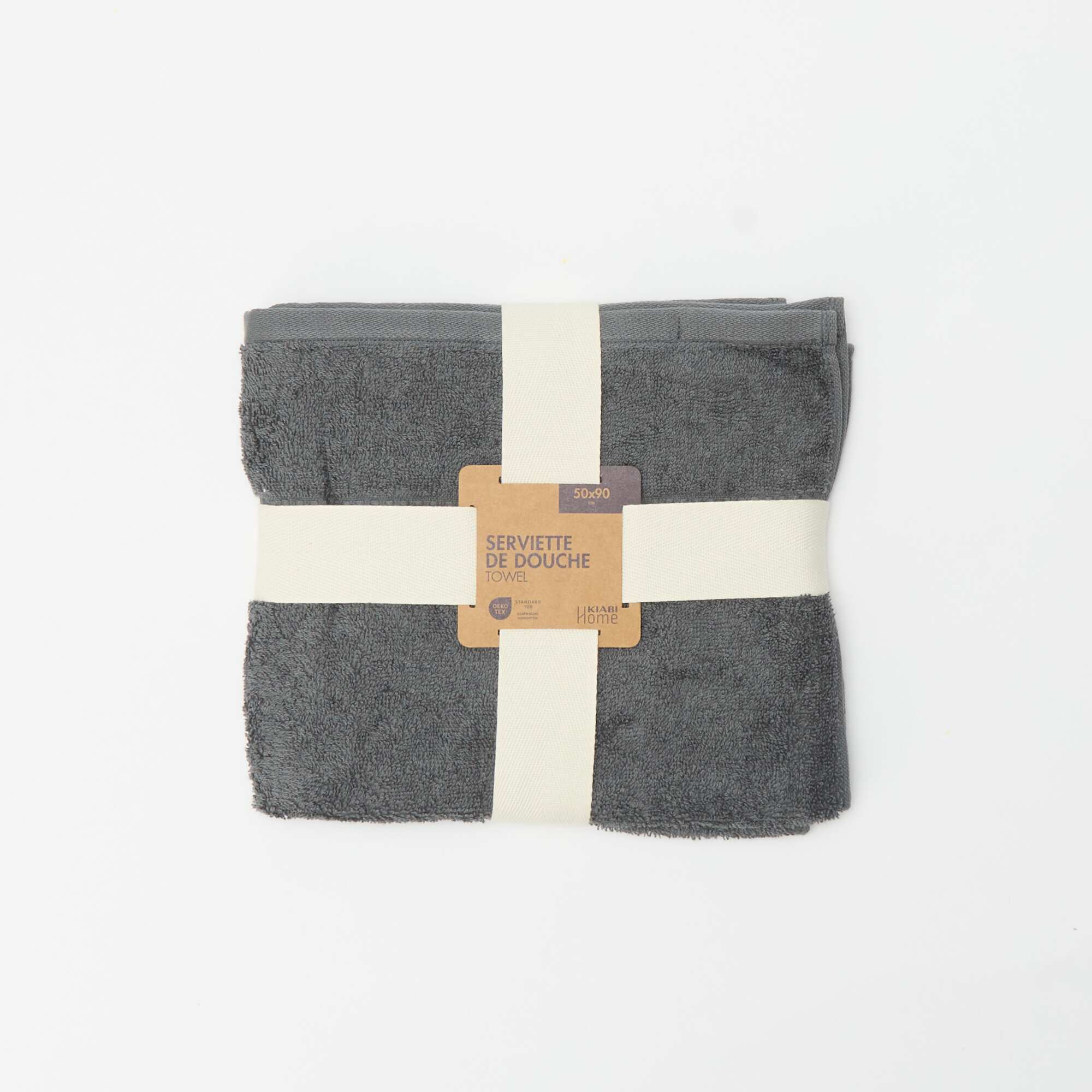 Bath Towel 50x90 cm GREY - Image 4