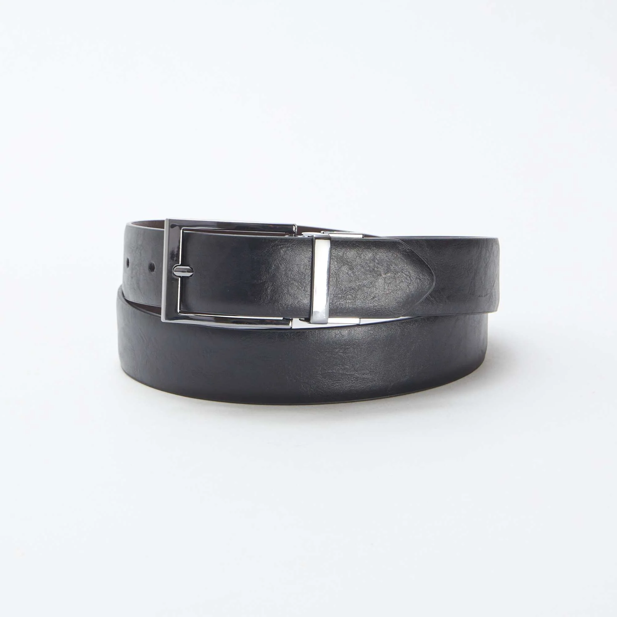 Belt with reversible buckle BLACK - Image 2