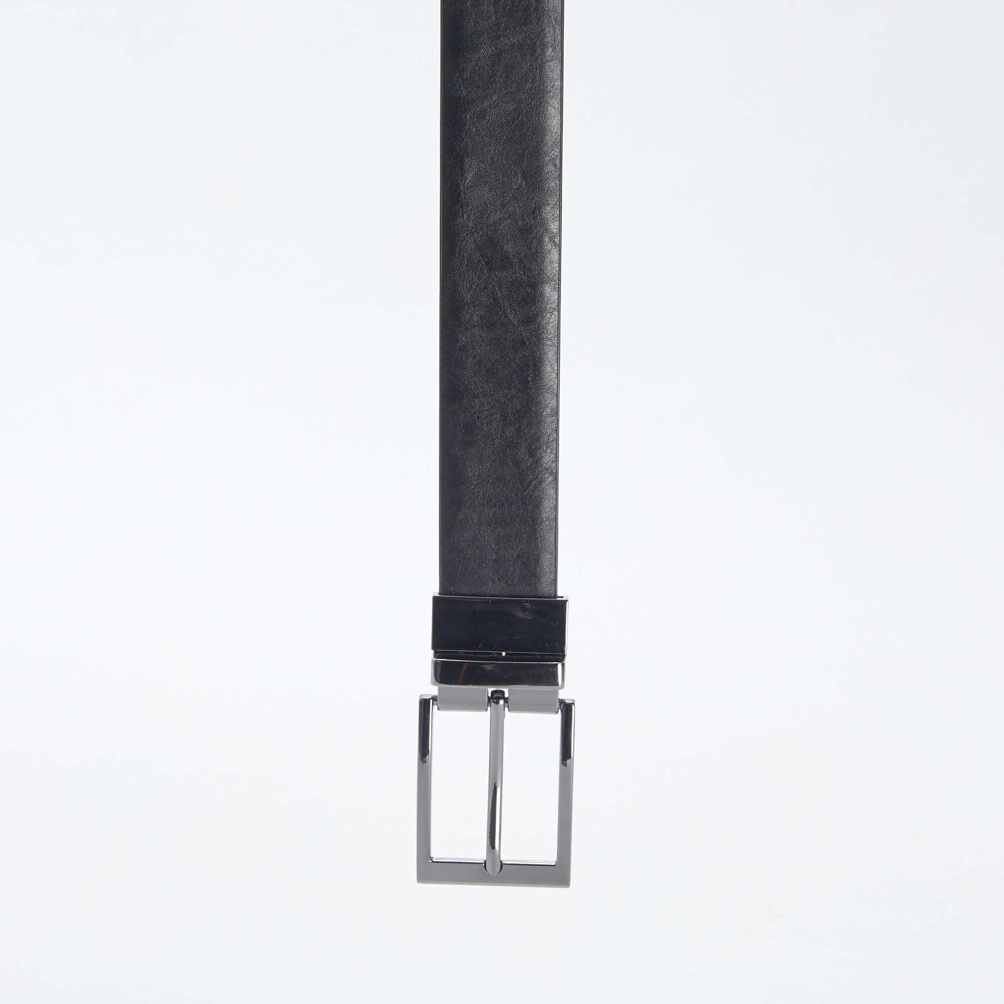 Belt with reversible buckle BLACK - Image 3