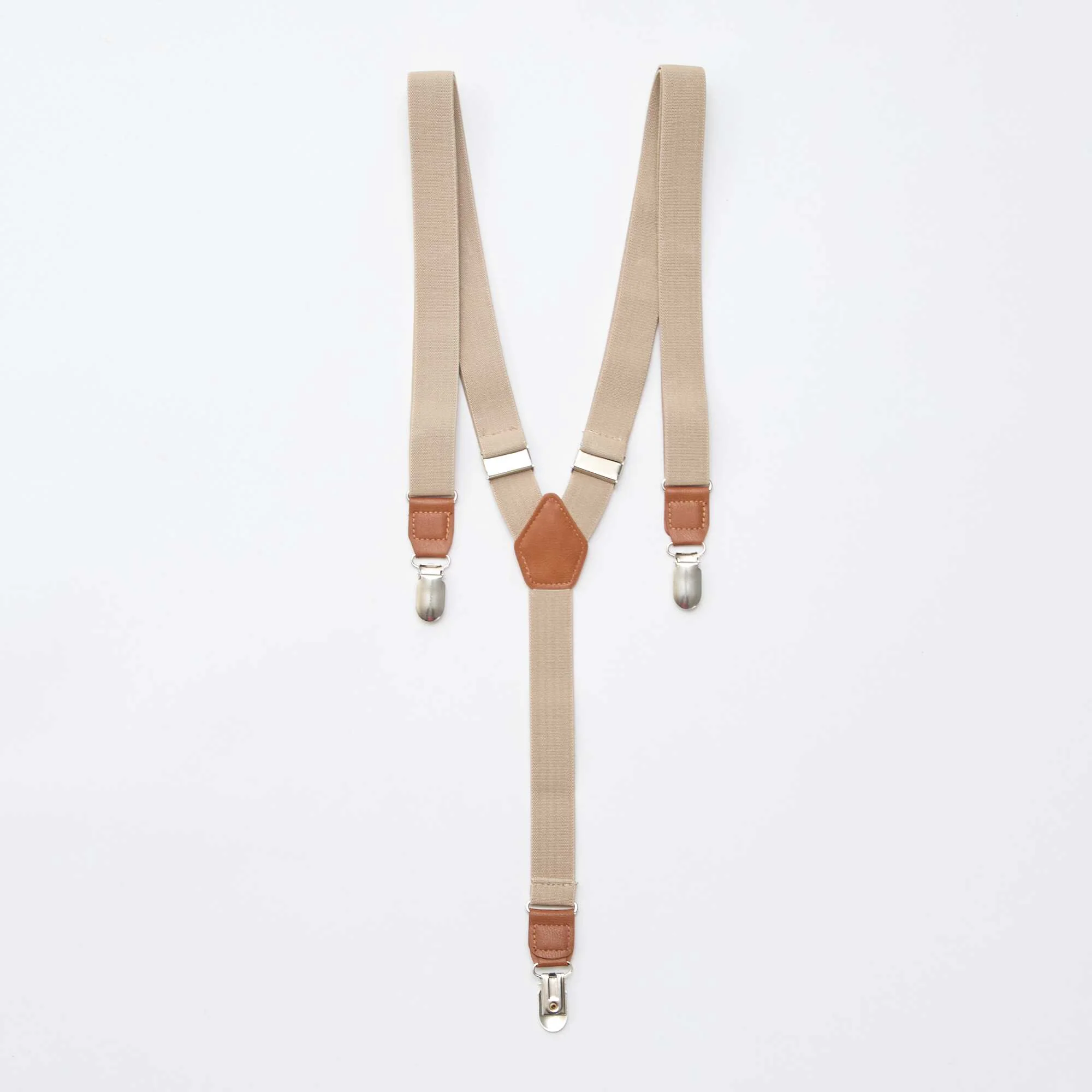 Block colour braces BEIGE