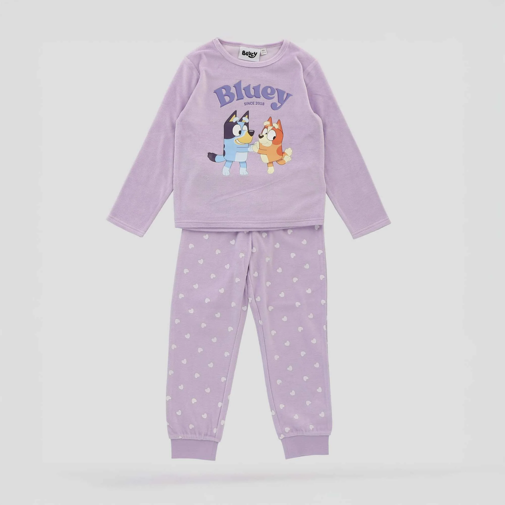Bluey Cotton Pajama Set PURPLE