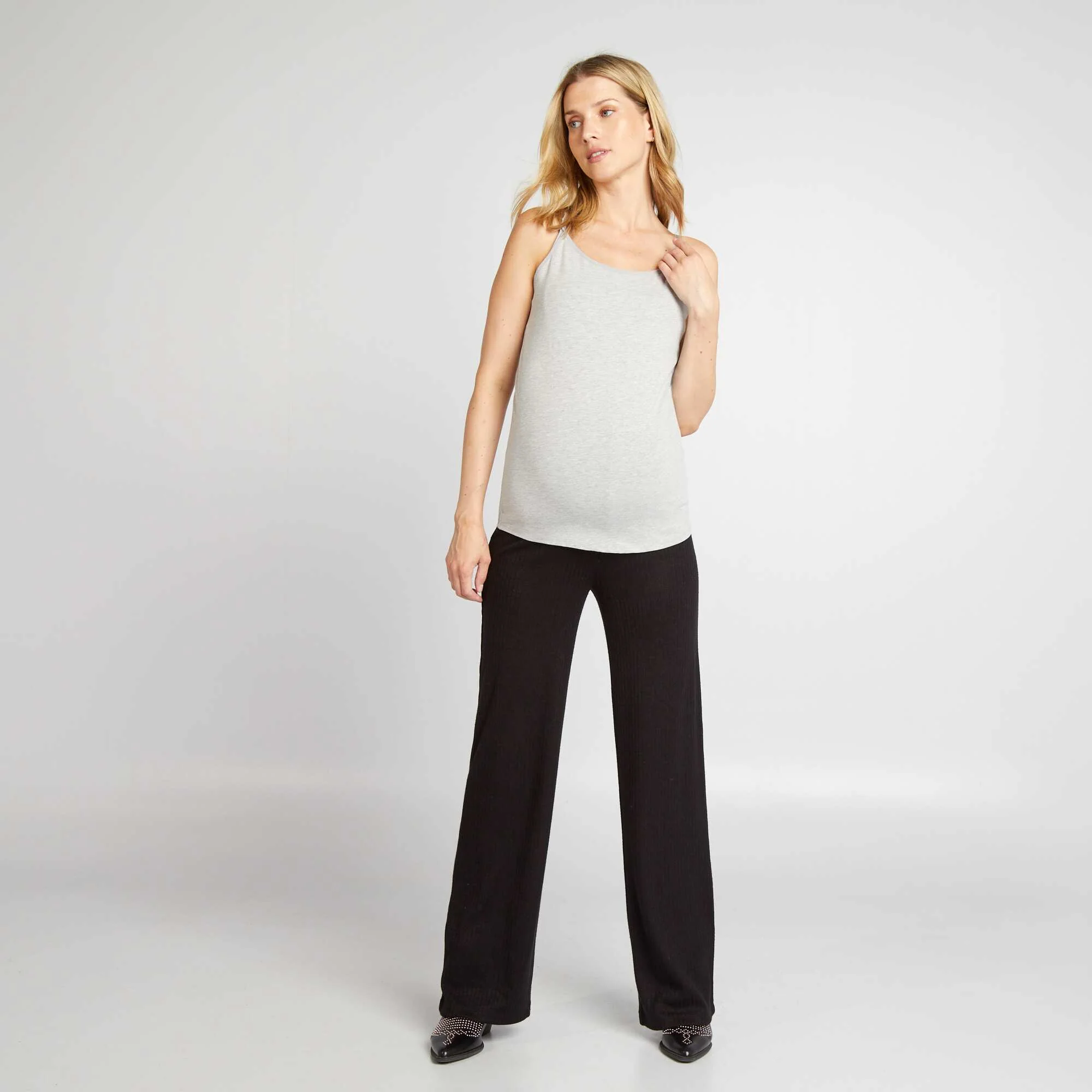 Breastfeeding vest top GREY - Image 3