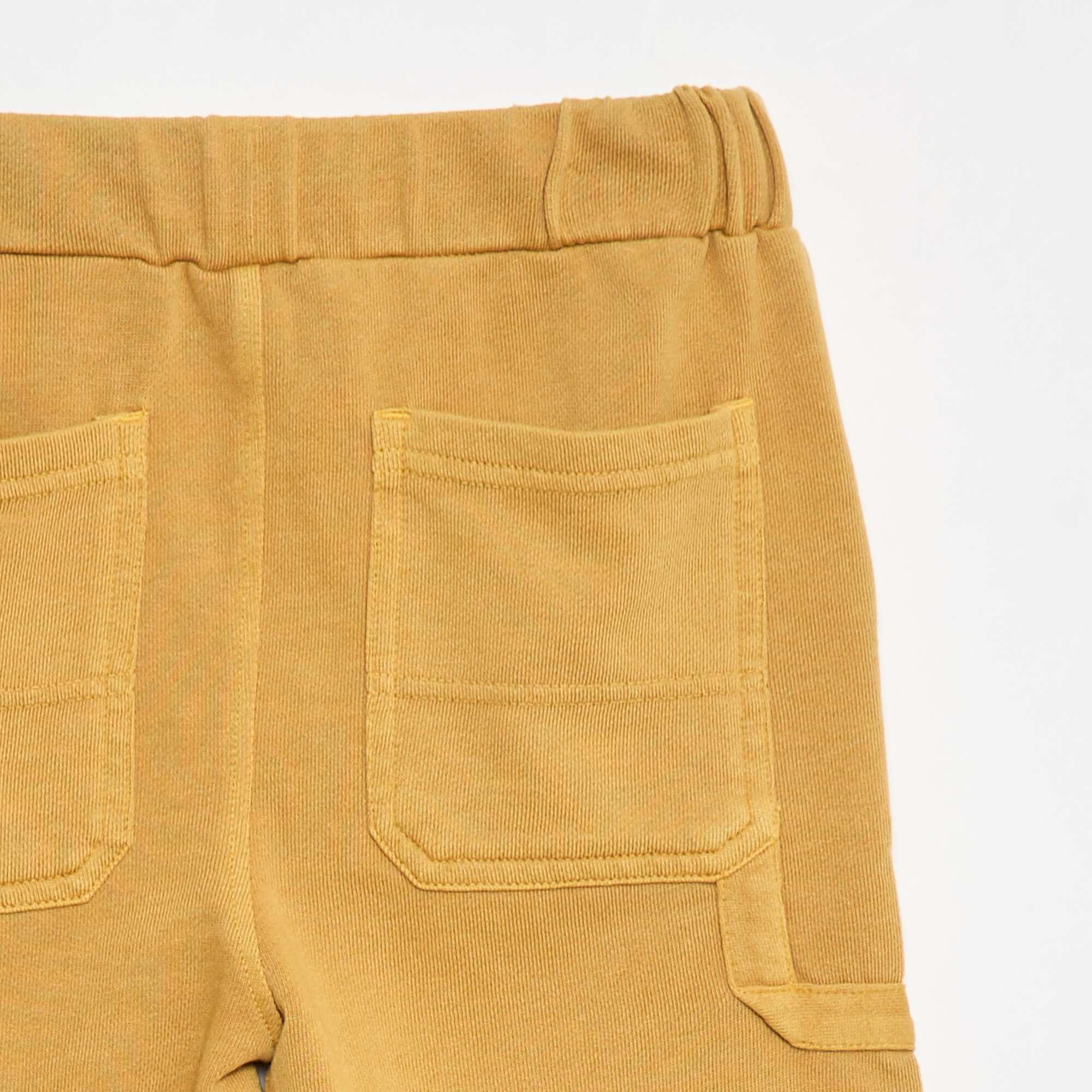 Breezy French terry Bermuda shorts BEIGE - Image 4