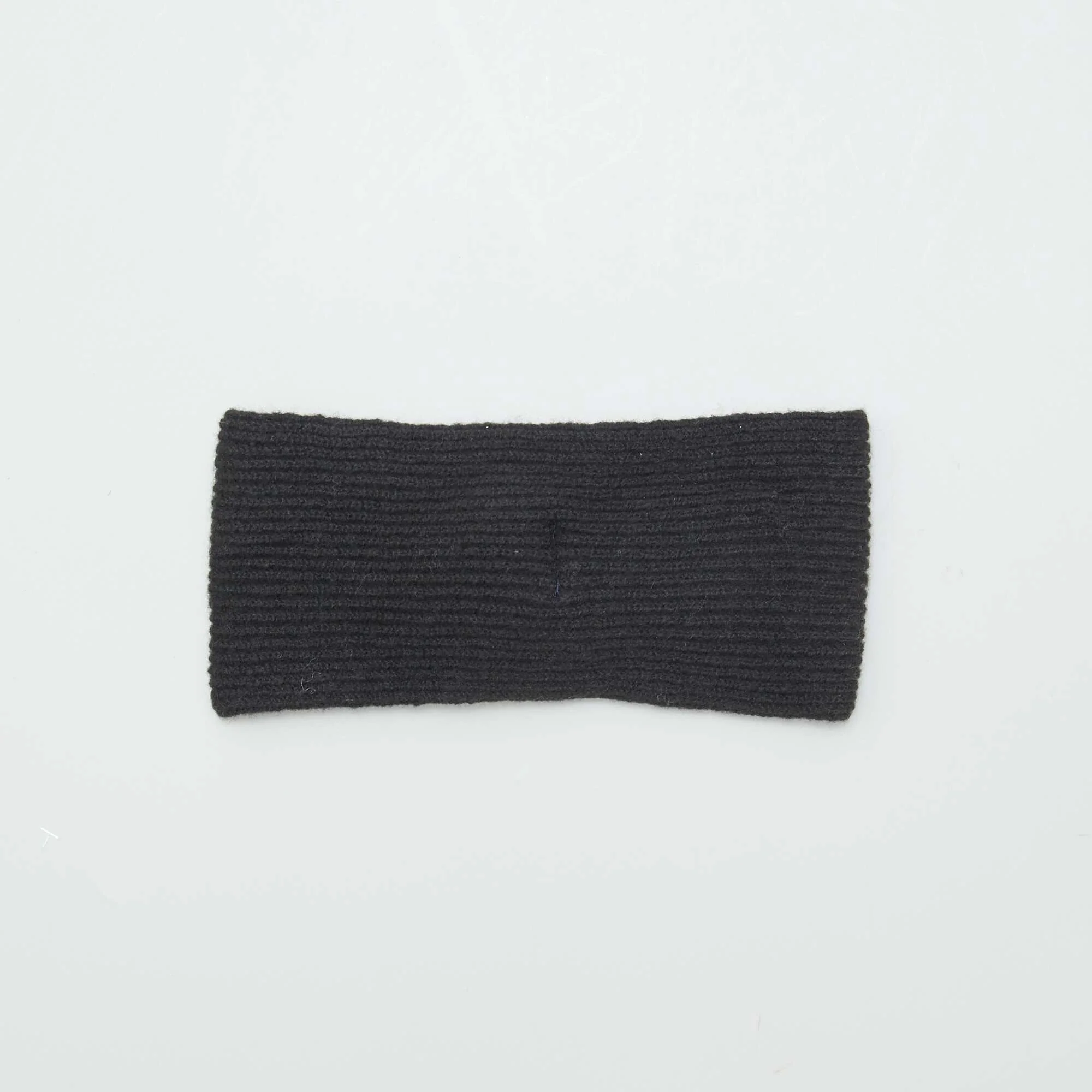 Cable-knit headband BLACK - Image 3