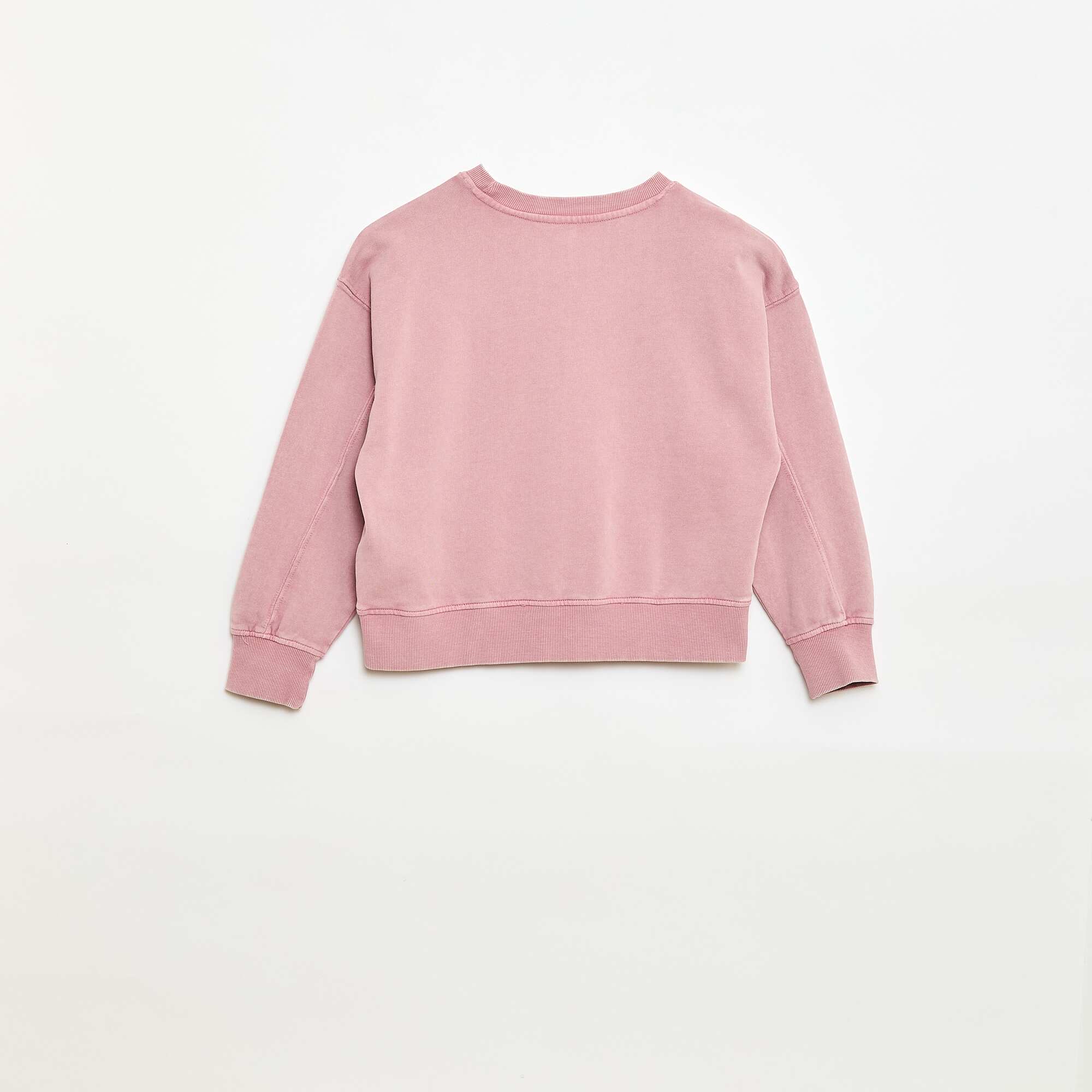 Campus-Style Sweatshirt PINK - Image 3