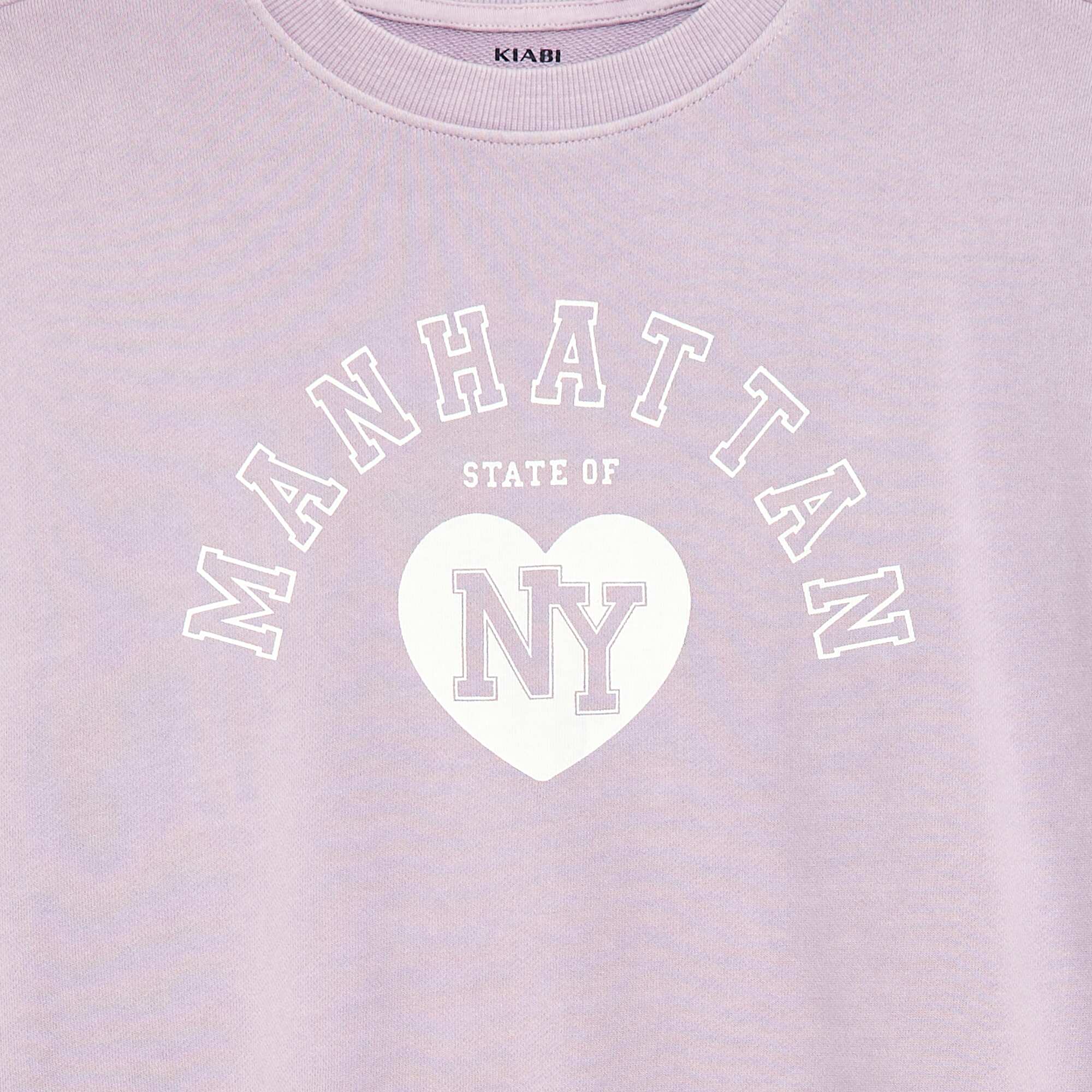 Campus-Style Sweatshirt PURPLE - Image 5