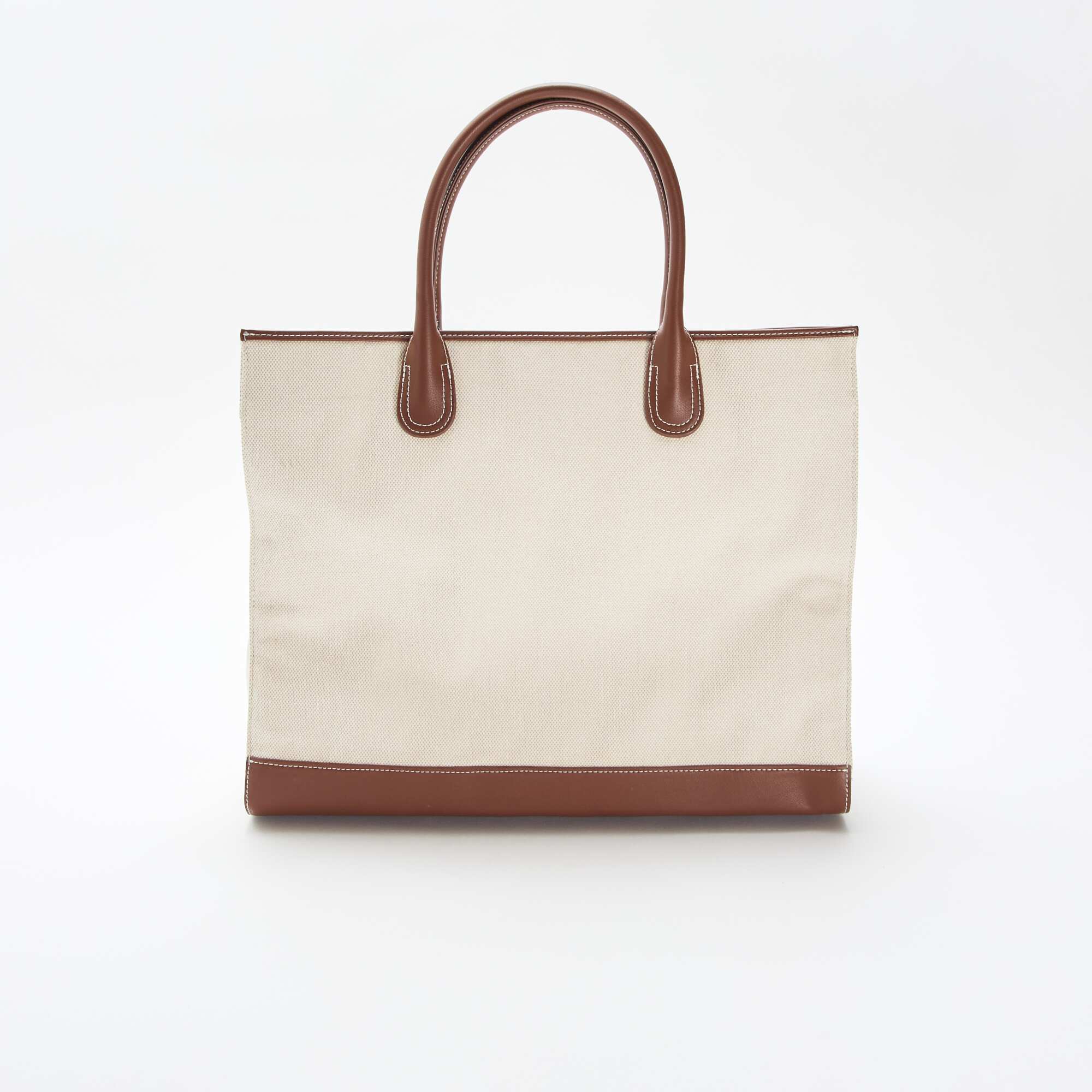 Canvas Tote Bag BEIGE - Image 2