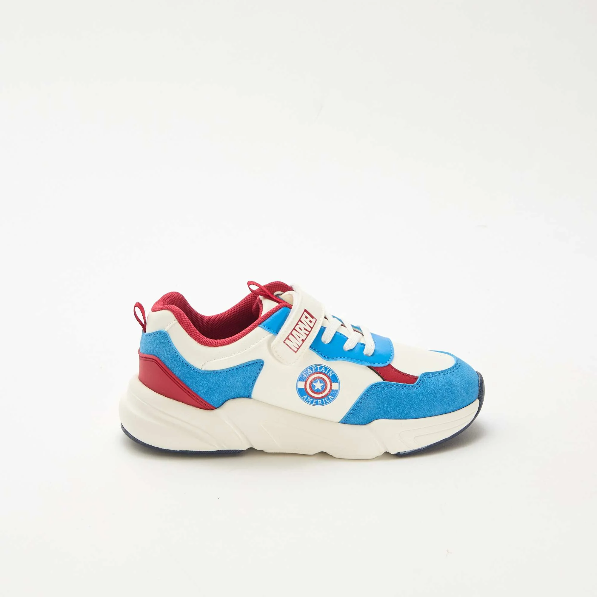 Captain America Running-Style Sneakers WHITE - Image 2