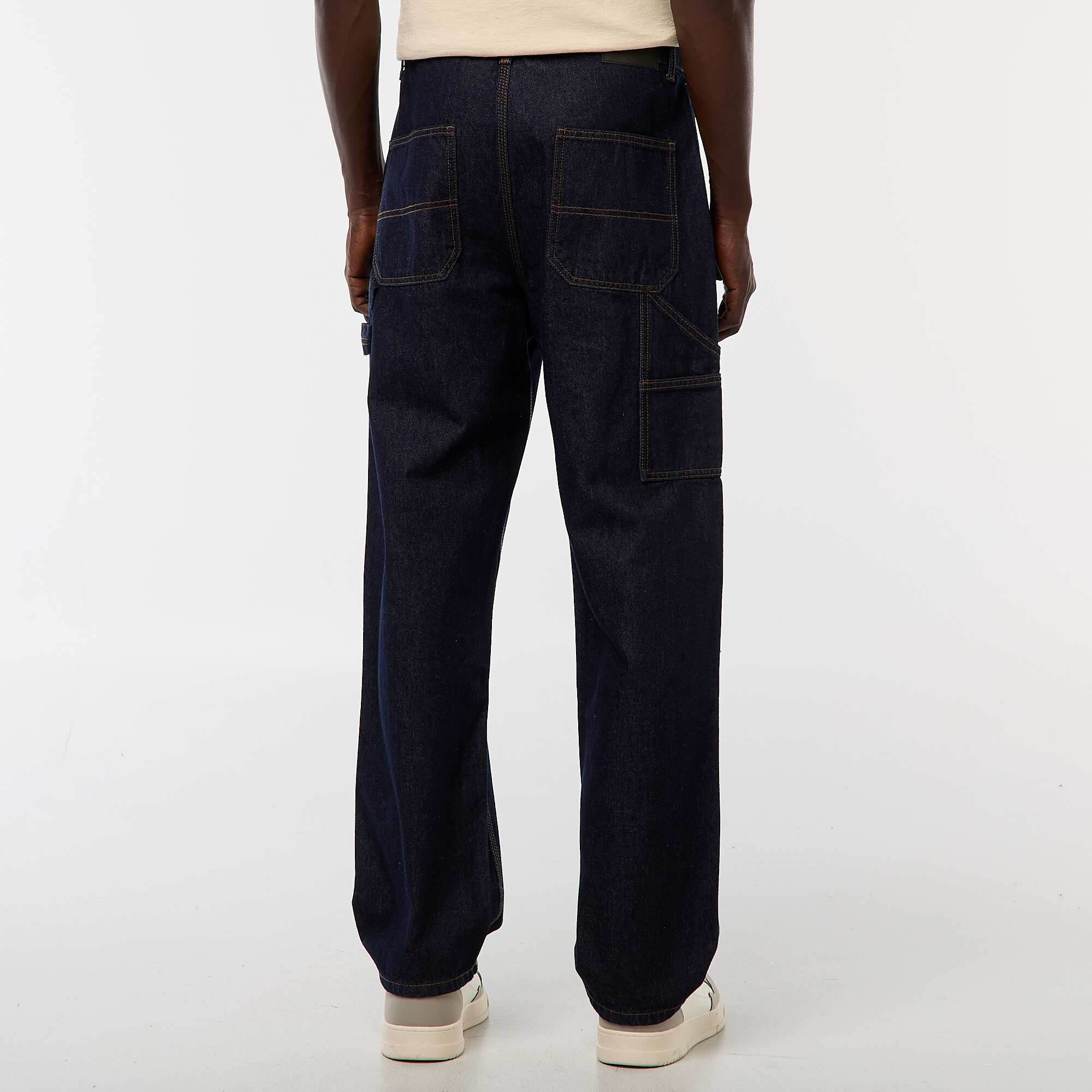 Carpenter-style denim trousers BLUE - Image 3
