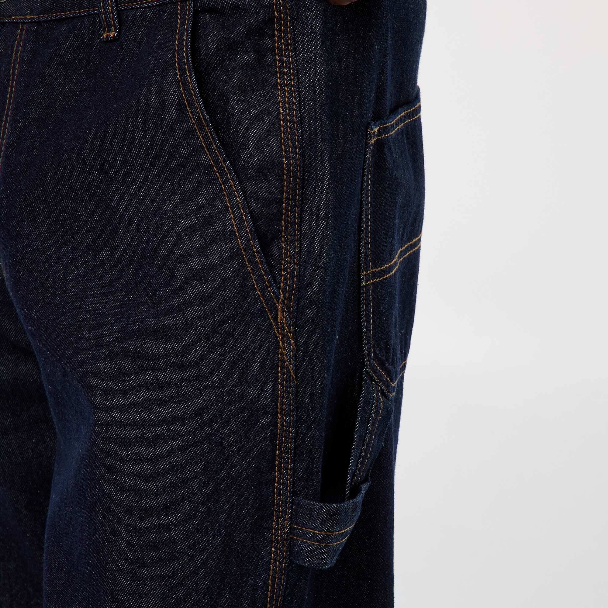 Carpenter-style denim trousers BLUE - Image 6