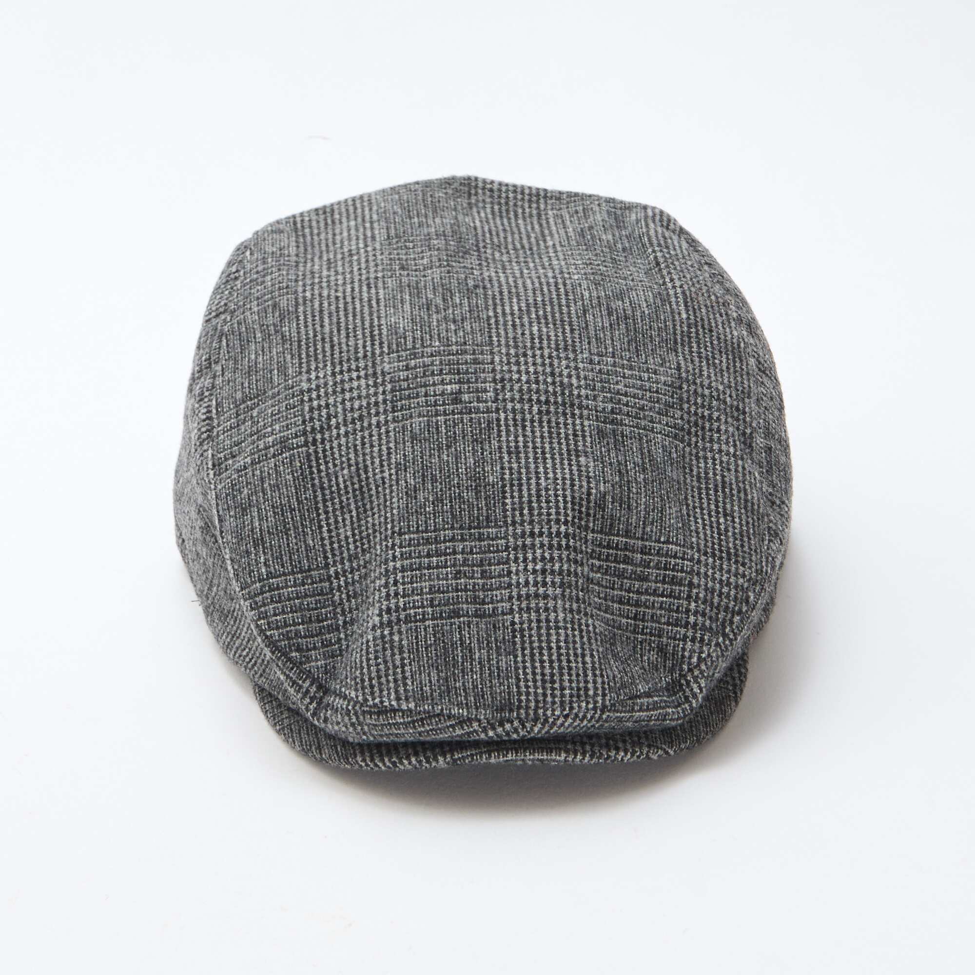 Checked Newsboy Cap GREY - Image 2