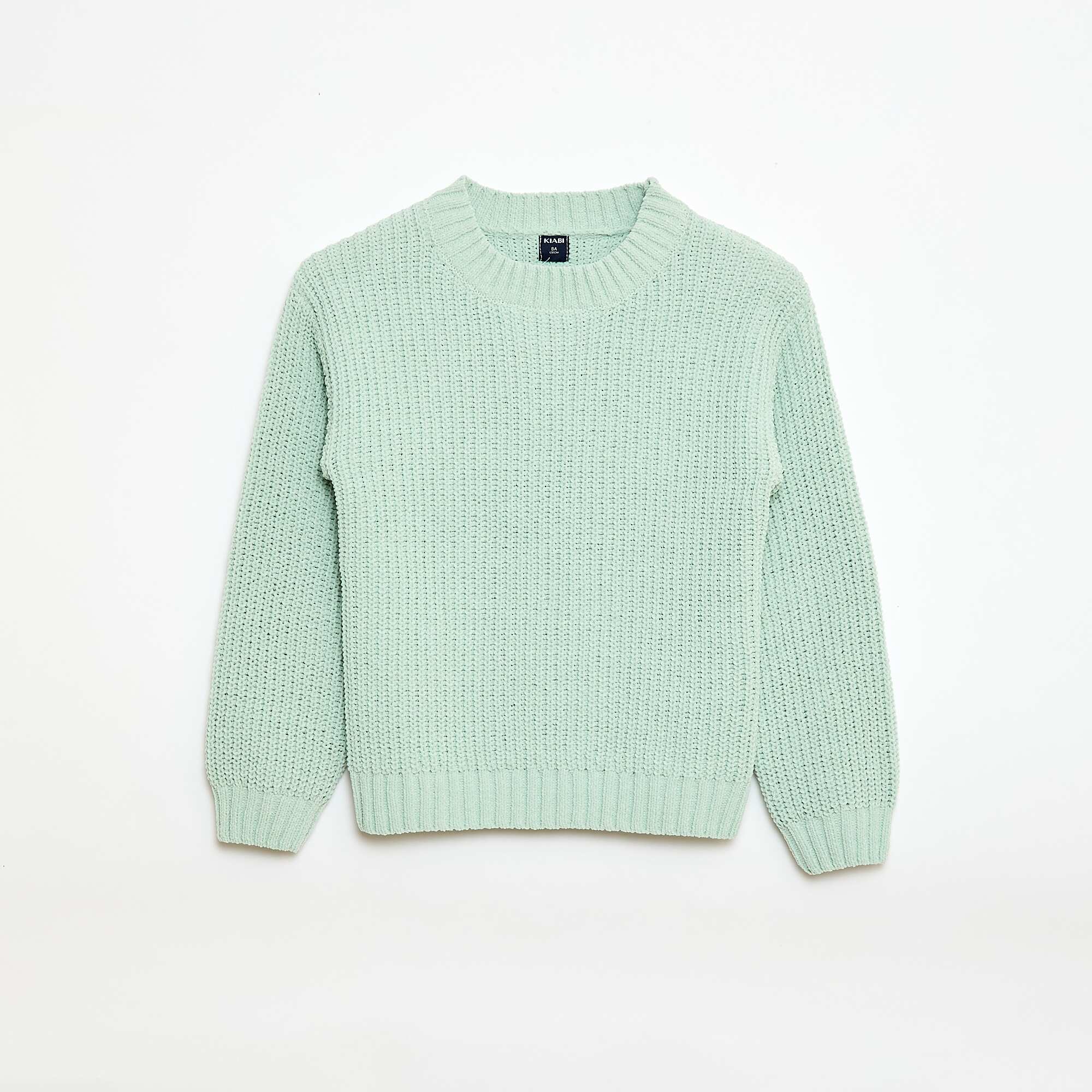 Chenille Knit Sweater BLUE
