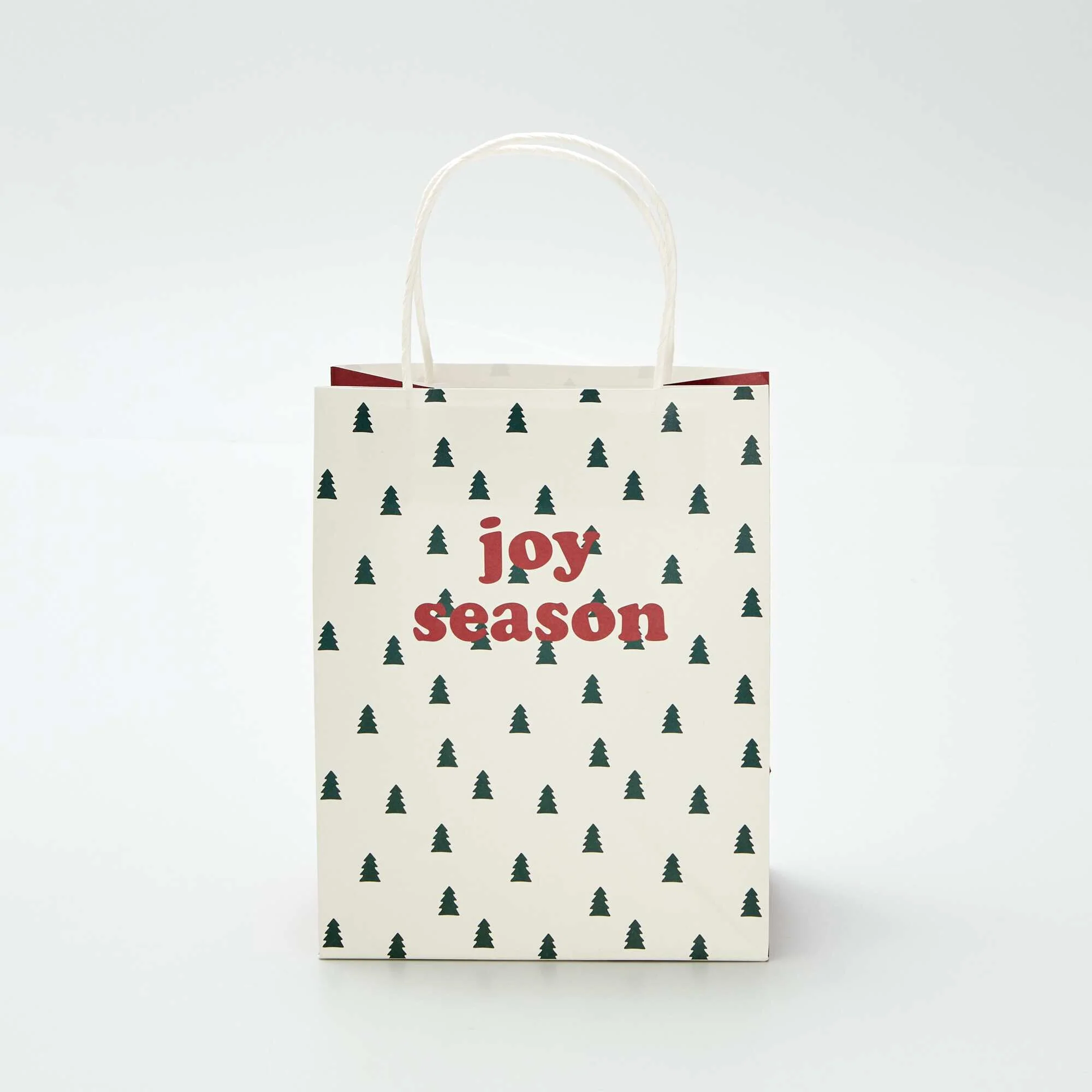 Christmas gift bag WHITE