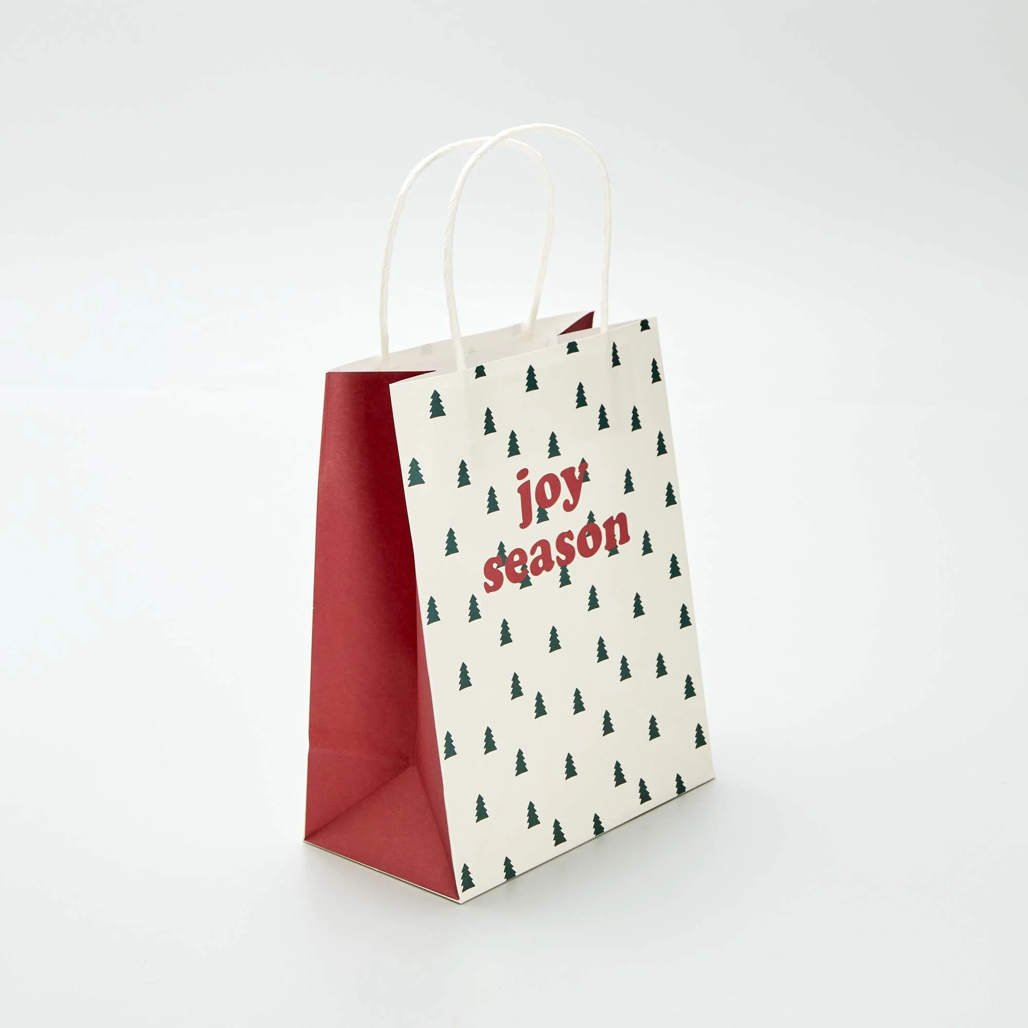 Christmas gift bag WHITE - Image 2