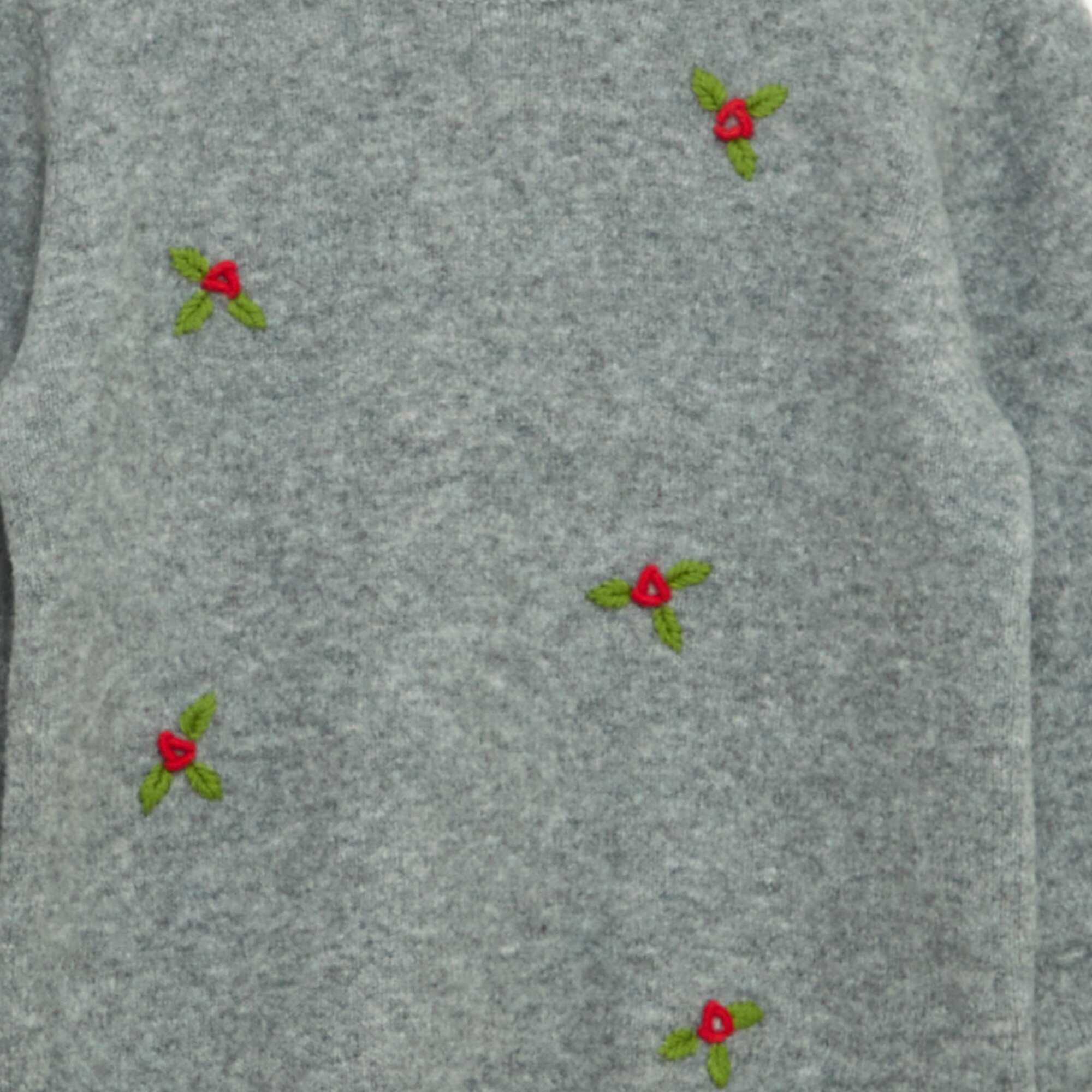 Christmas Knit Jumper GREY - Image 2