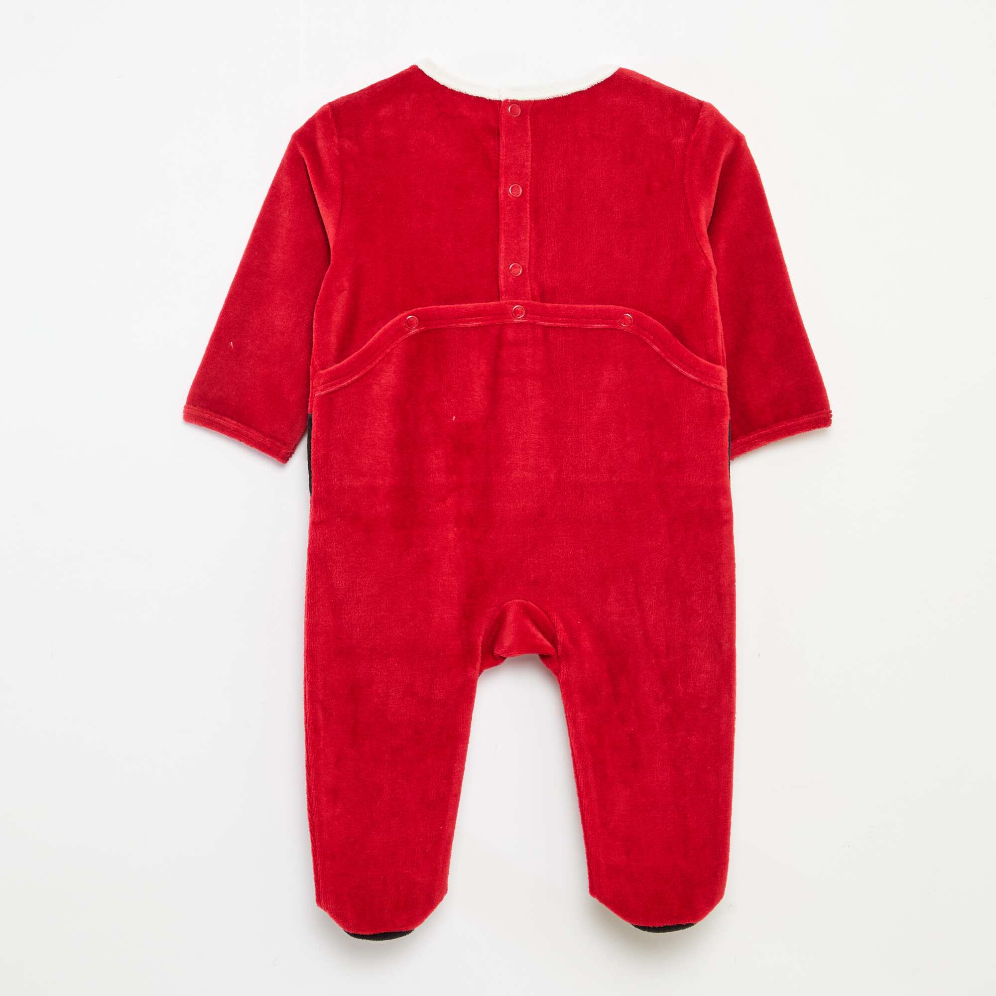 Christmas Sleepsuit + Hat Set RED - Image 3