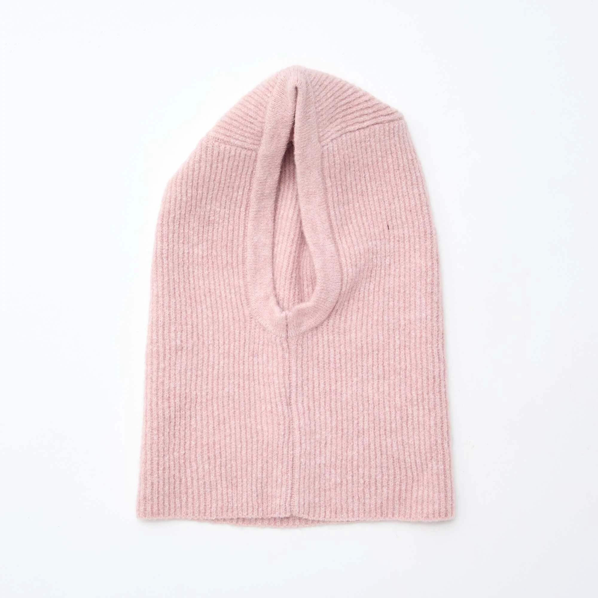 Chunky Knit Balaclava PINK - Image 2