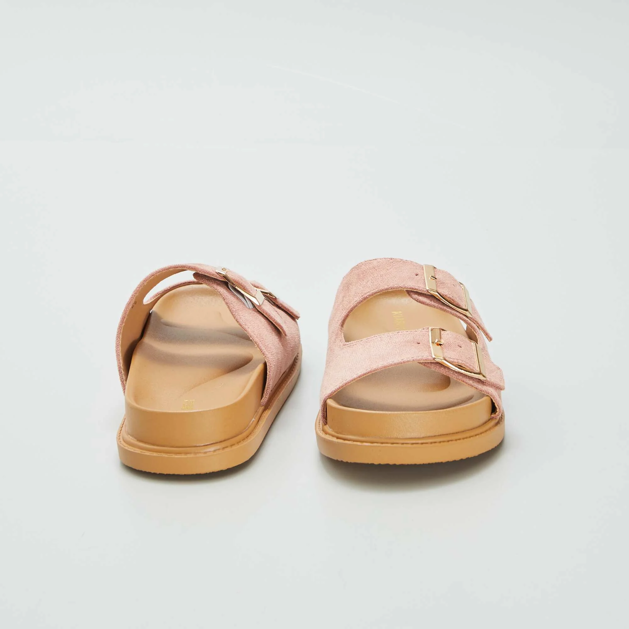 Chunky mules with double straps PINK - Image 3
