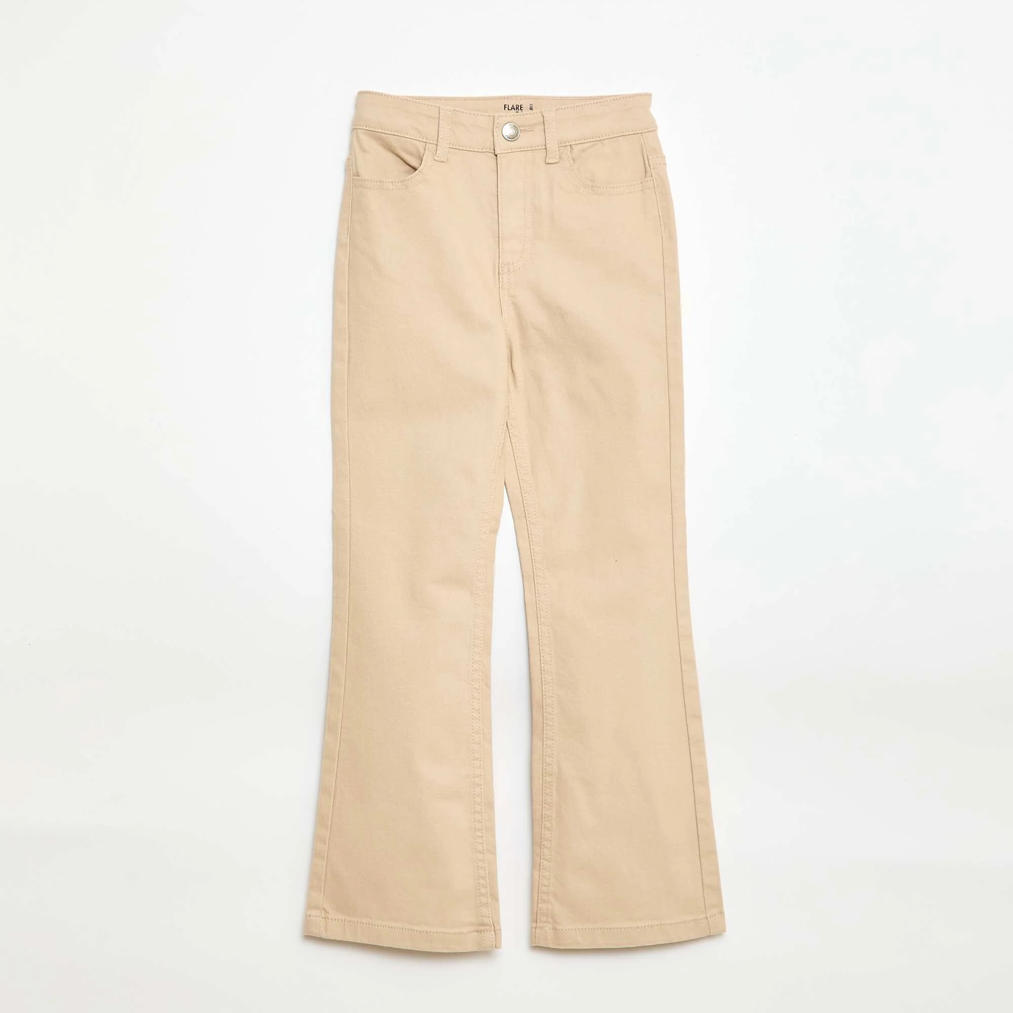 Classic flared jeans BEIGE