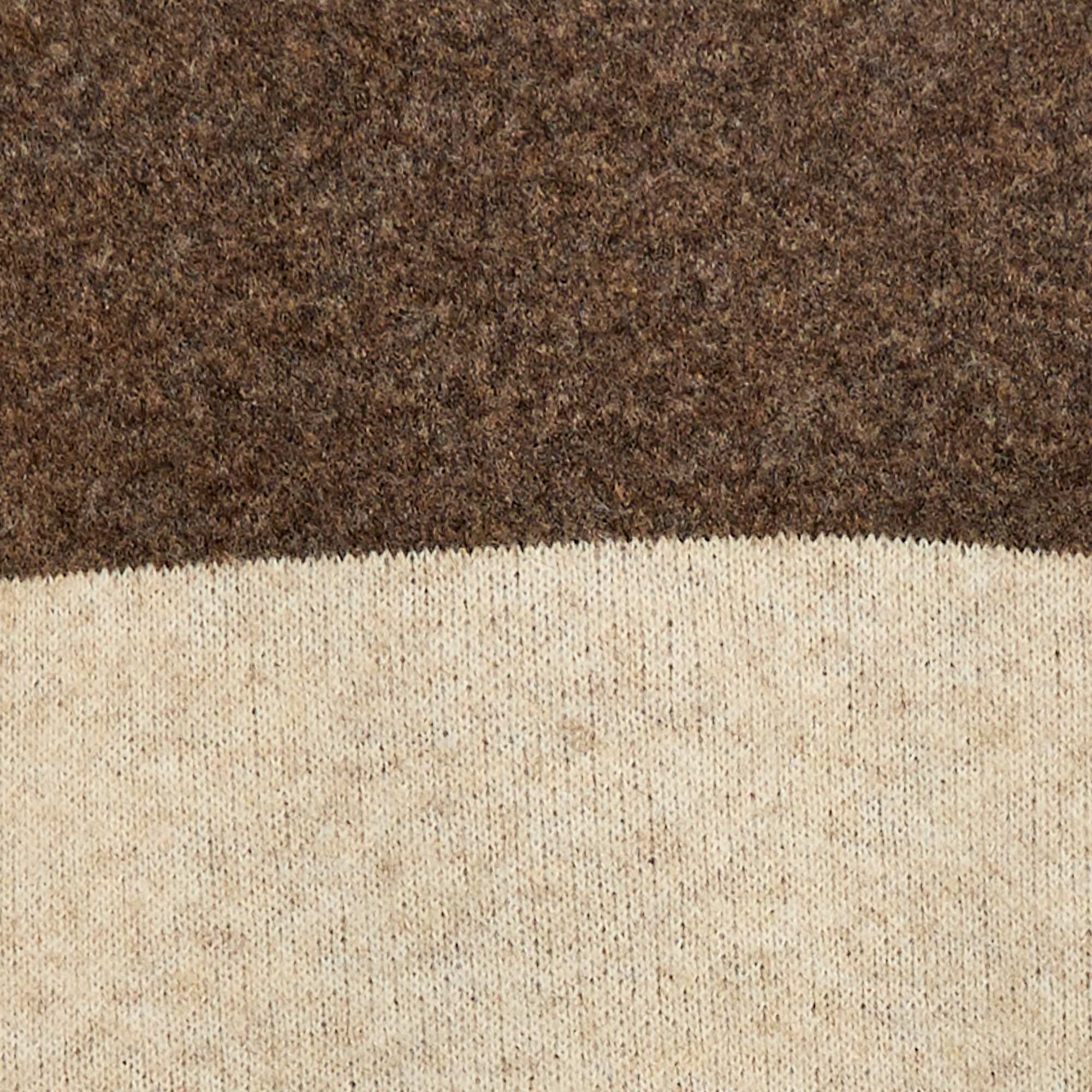 Color Block Hoodie BROWN - Image 6