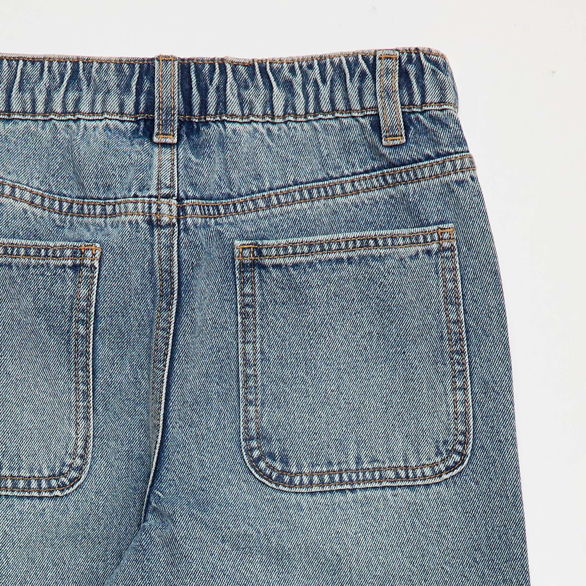 Comfort Fit Denim Jeans BLUE - Image 4