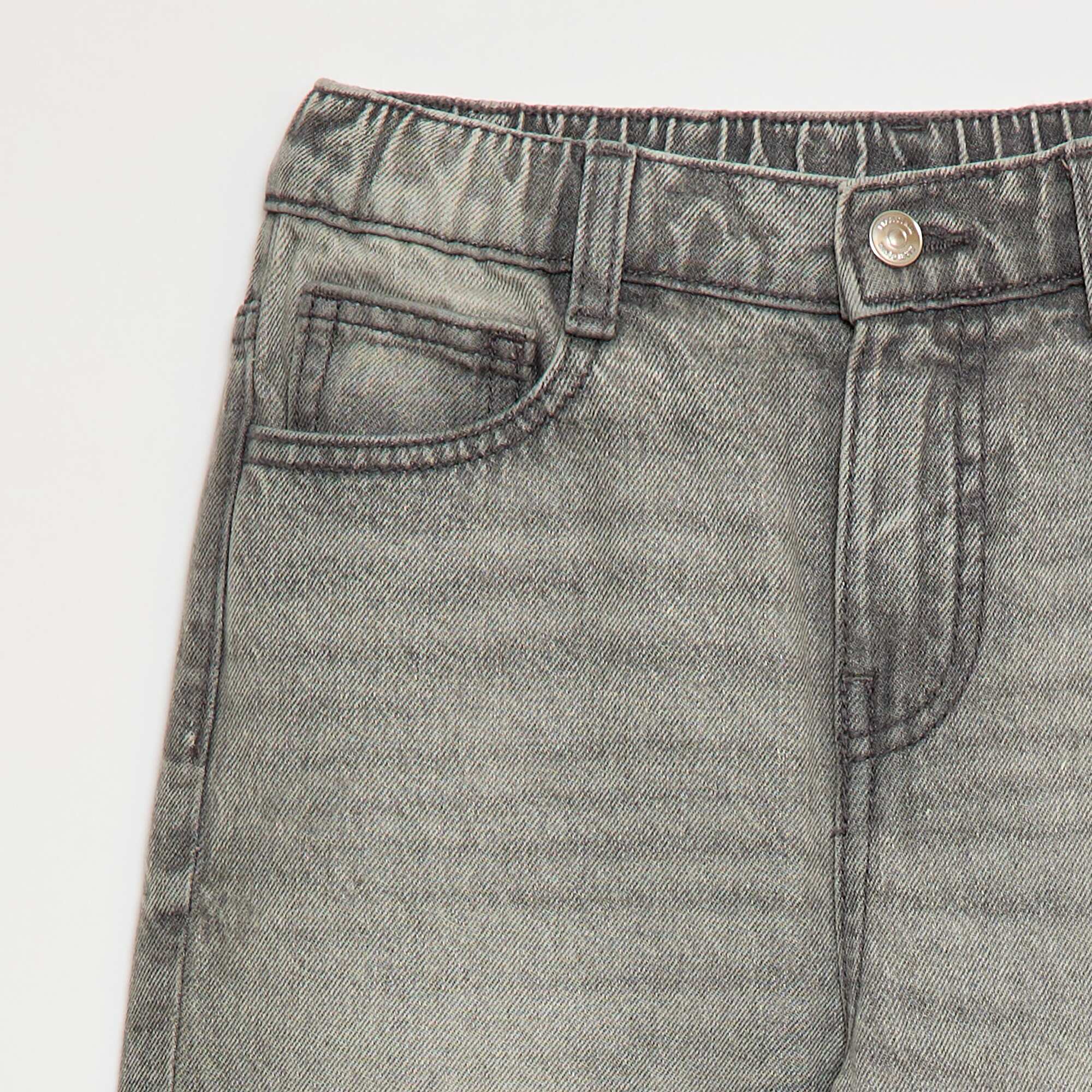 Comfort Fit Denim Jeans GREY - Image 3