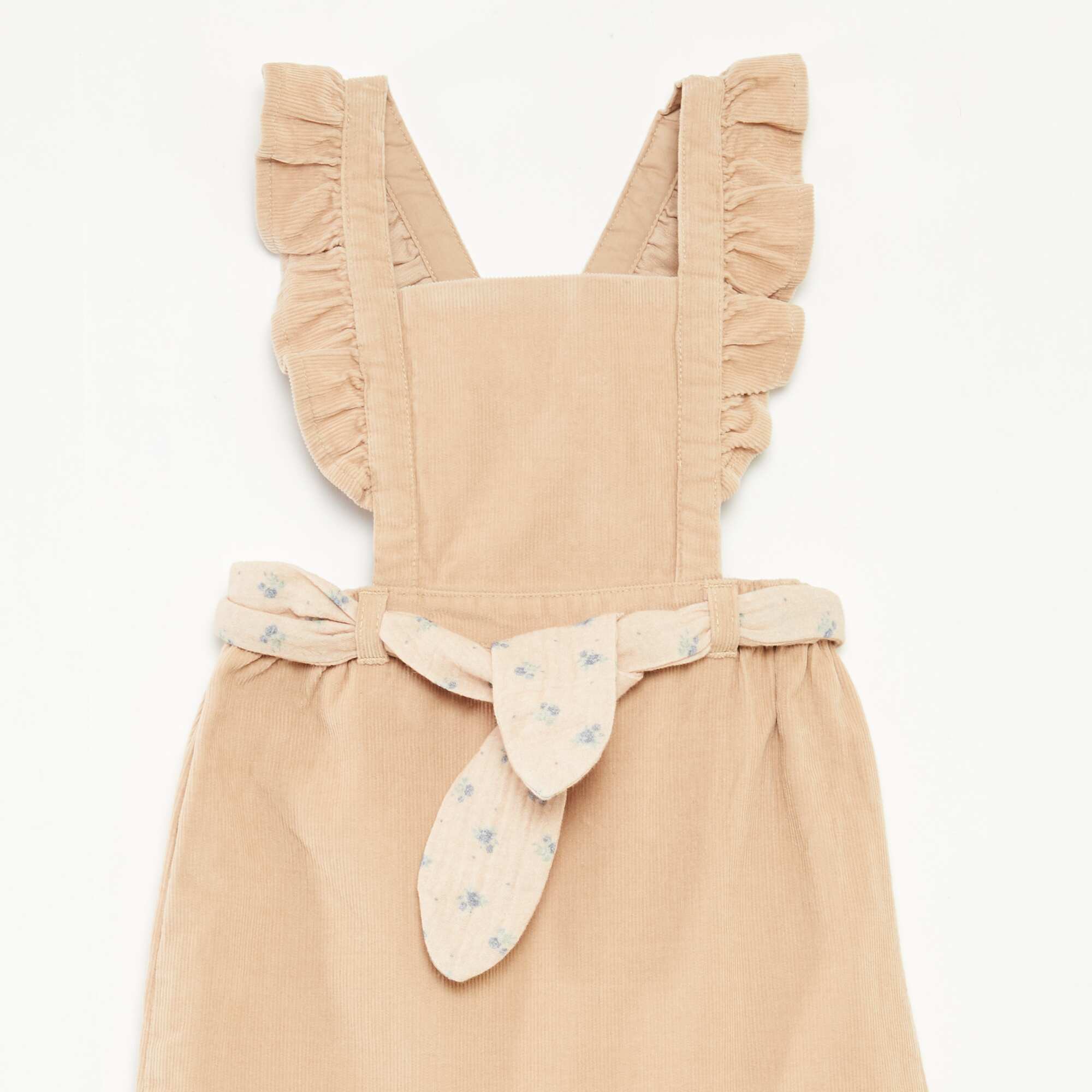 Corduroy dungarees BEIGE - Image 5