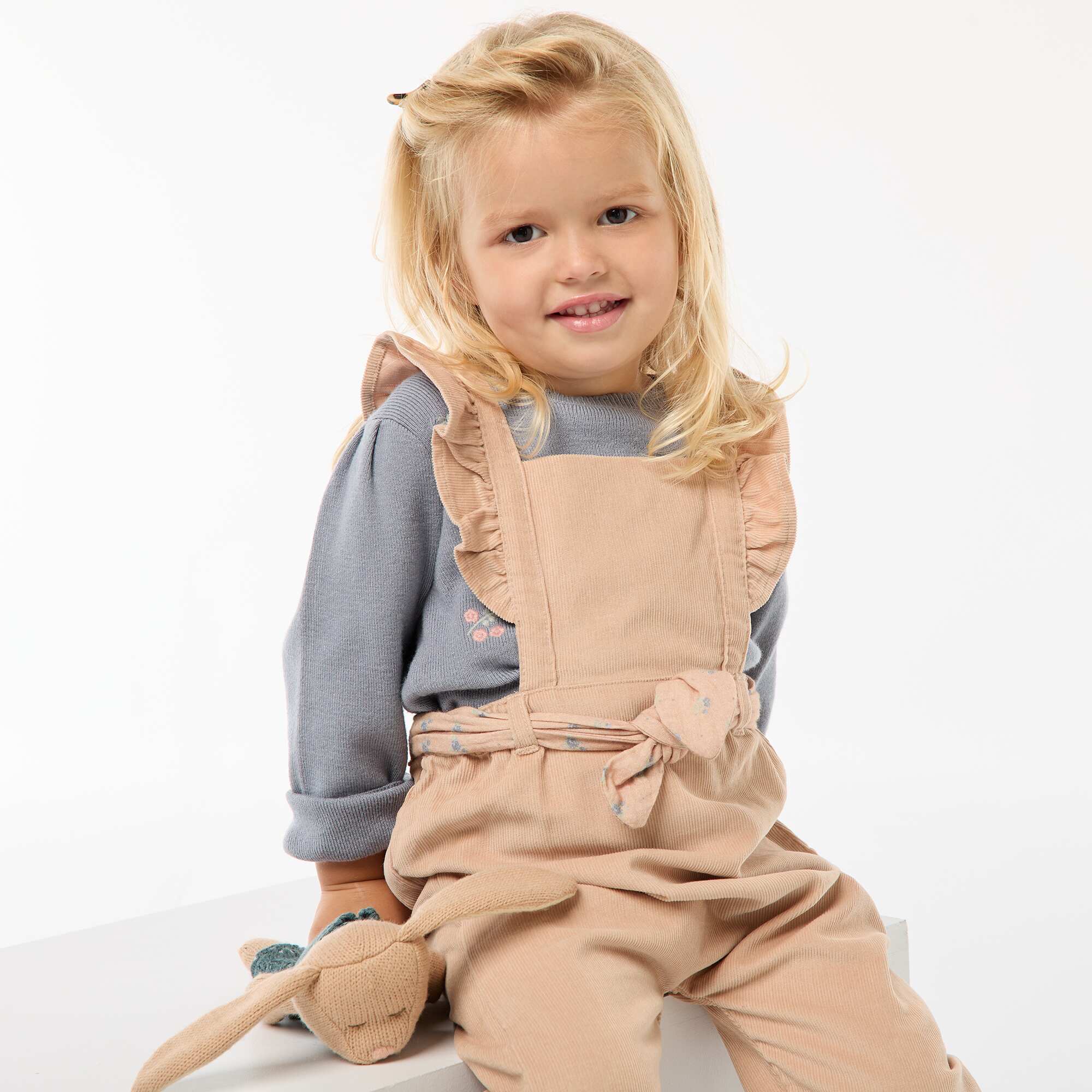 Corduroy dungarees BEIGE - Image 6