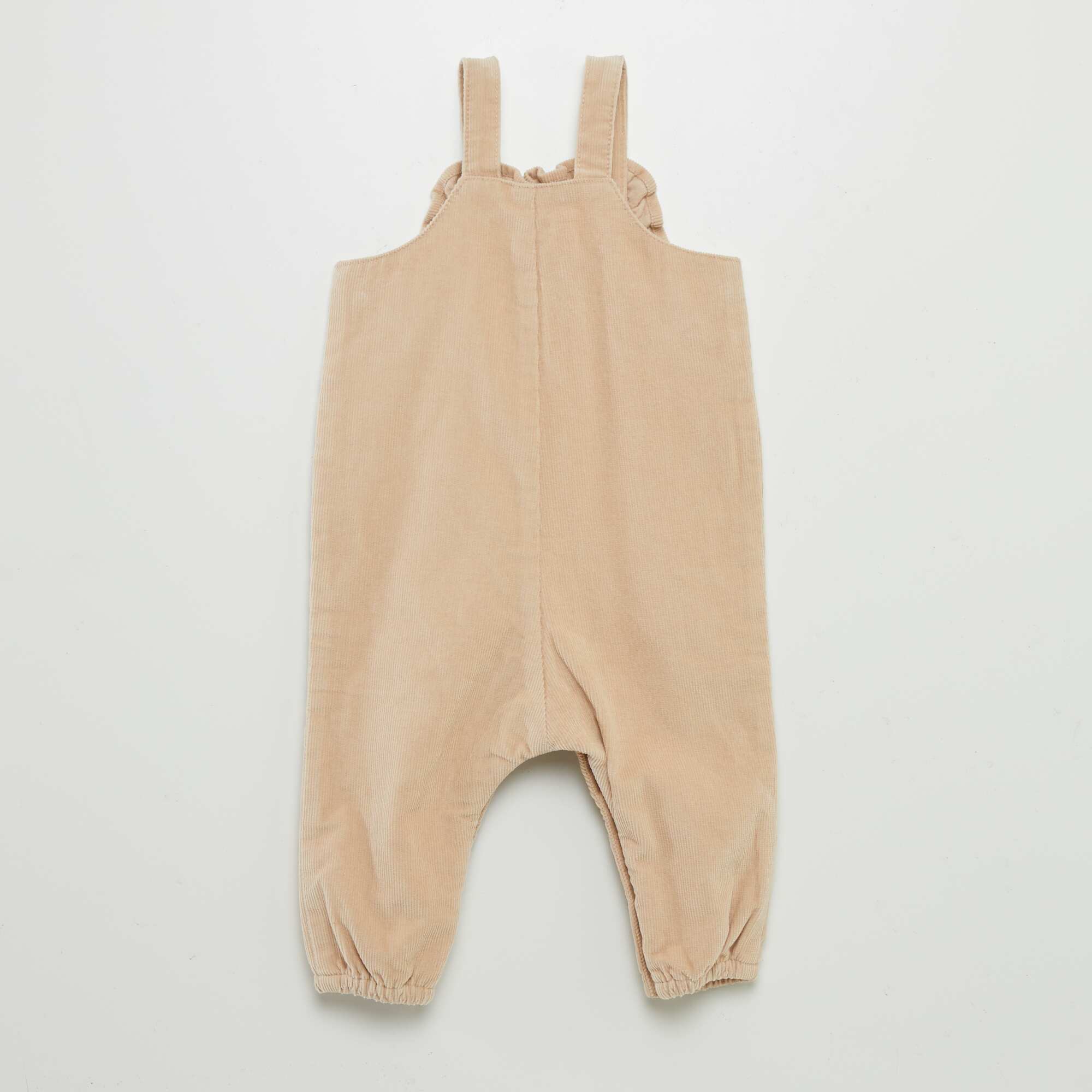 Corduroy dungarees BEIGE - Image 3