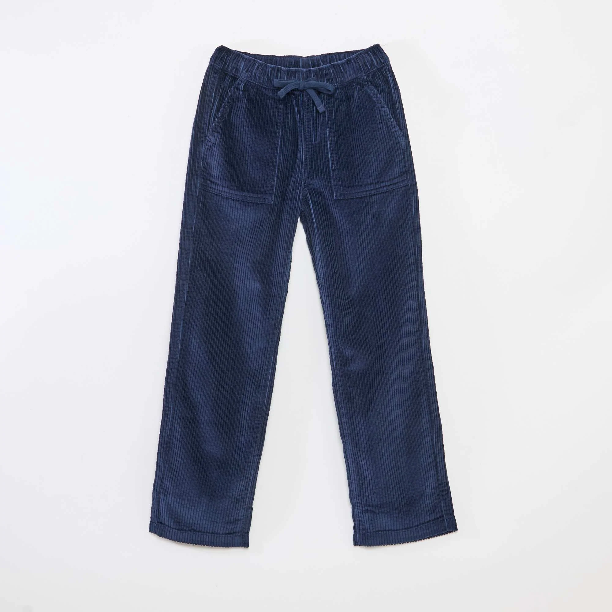 Corduroy Pants BLACK