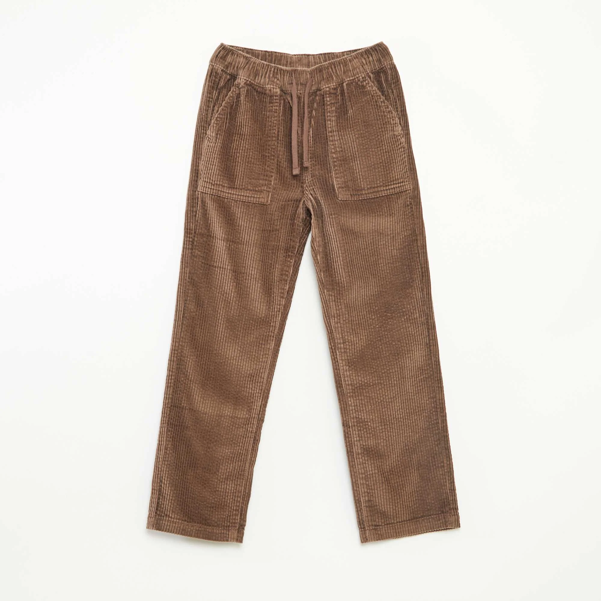 Corduroy Trousers BROWN - Image 2