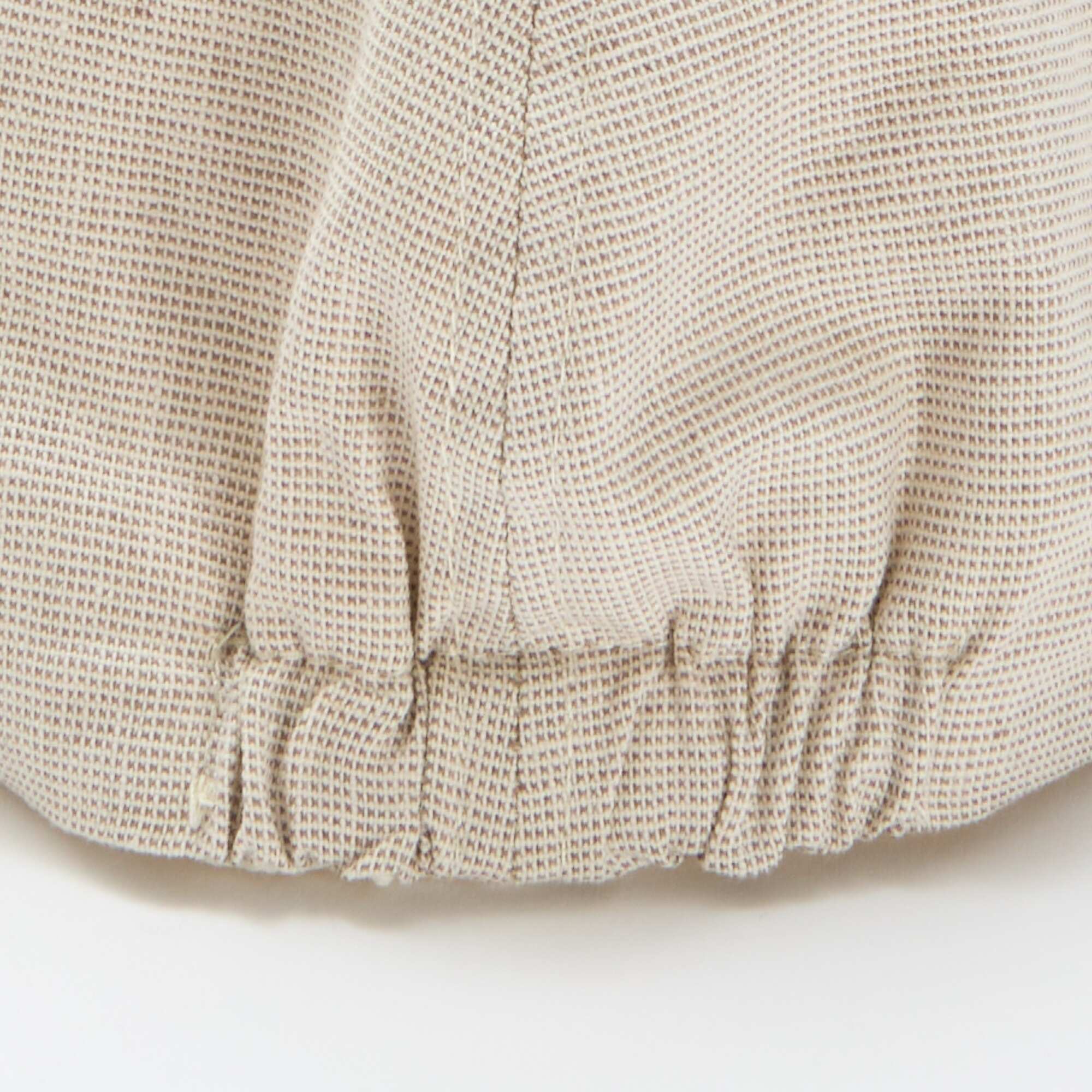 Cotton and Linen Newsboy Cap BEIGE - Image 3