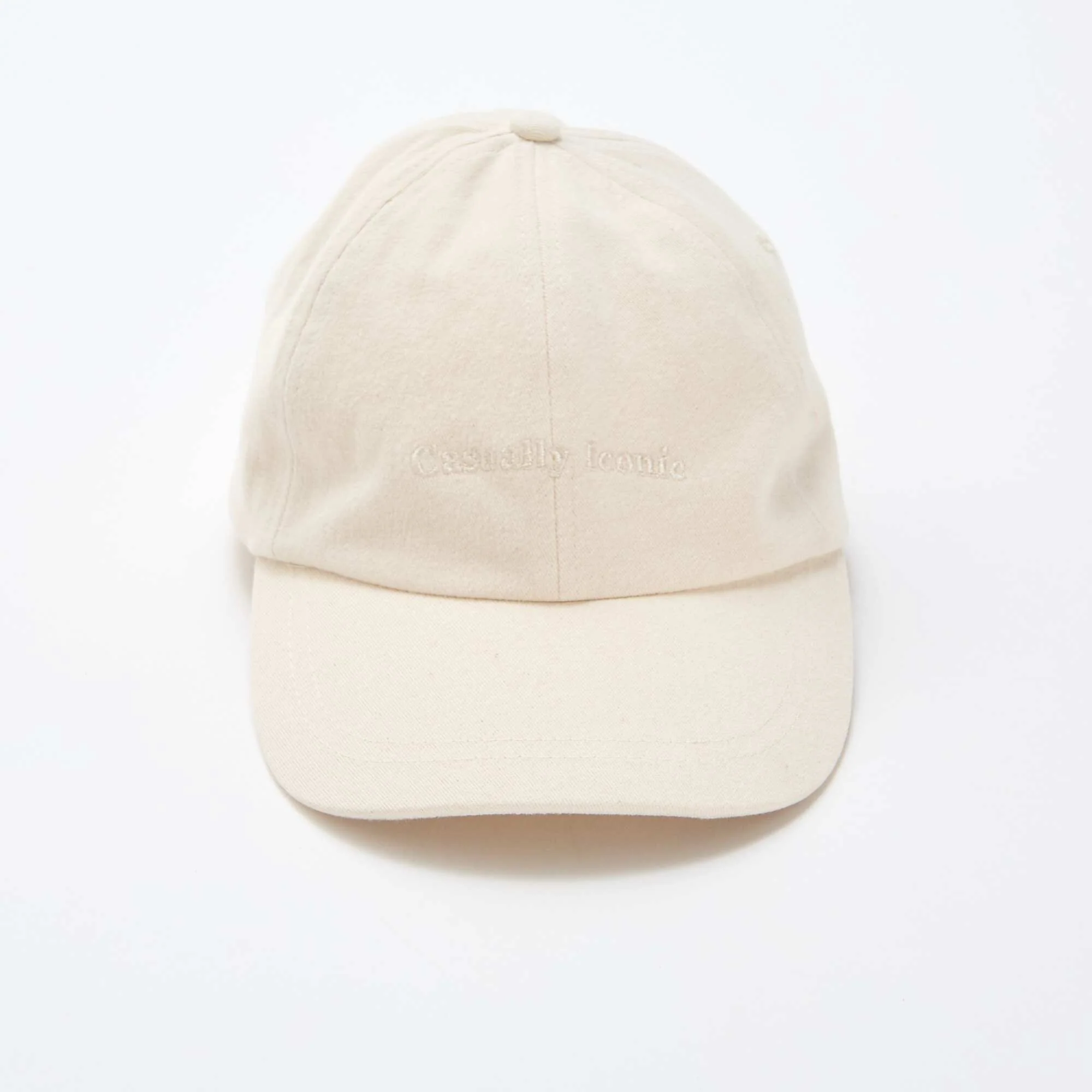 Cotton Baseball Cap BEIGE - Image 2