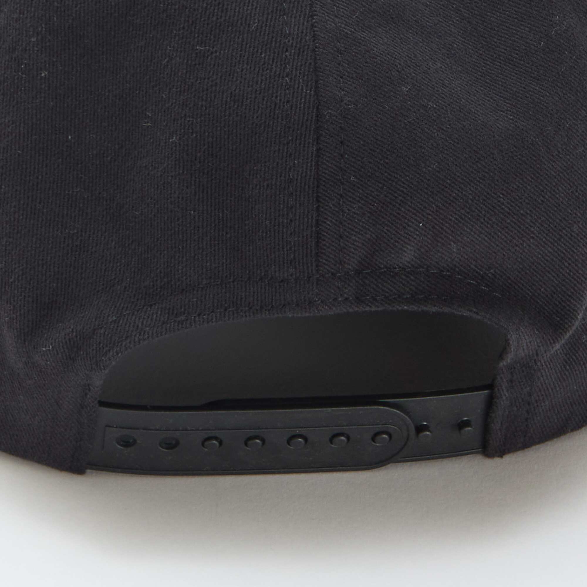 Cotton Baseball Cap BLACK - Image 3