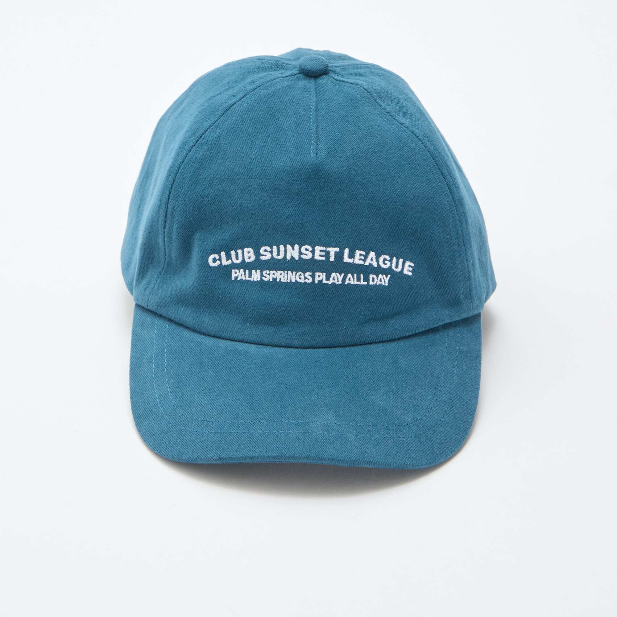 Cotton Baseball Cap BLUE - Image 2