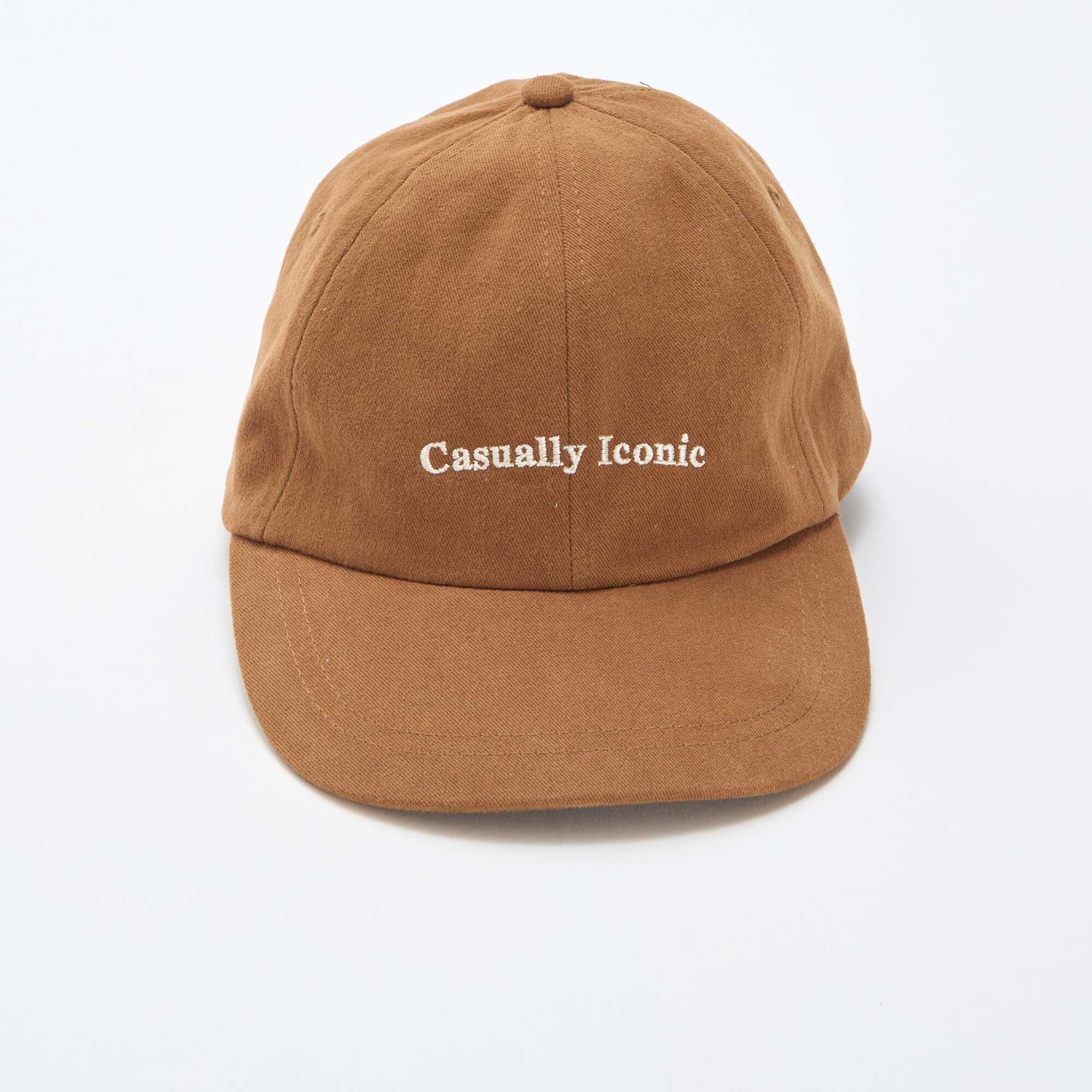 Cotton Baseball Cap BROWN - Image 2