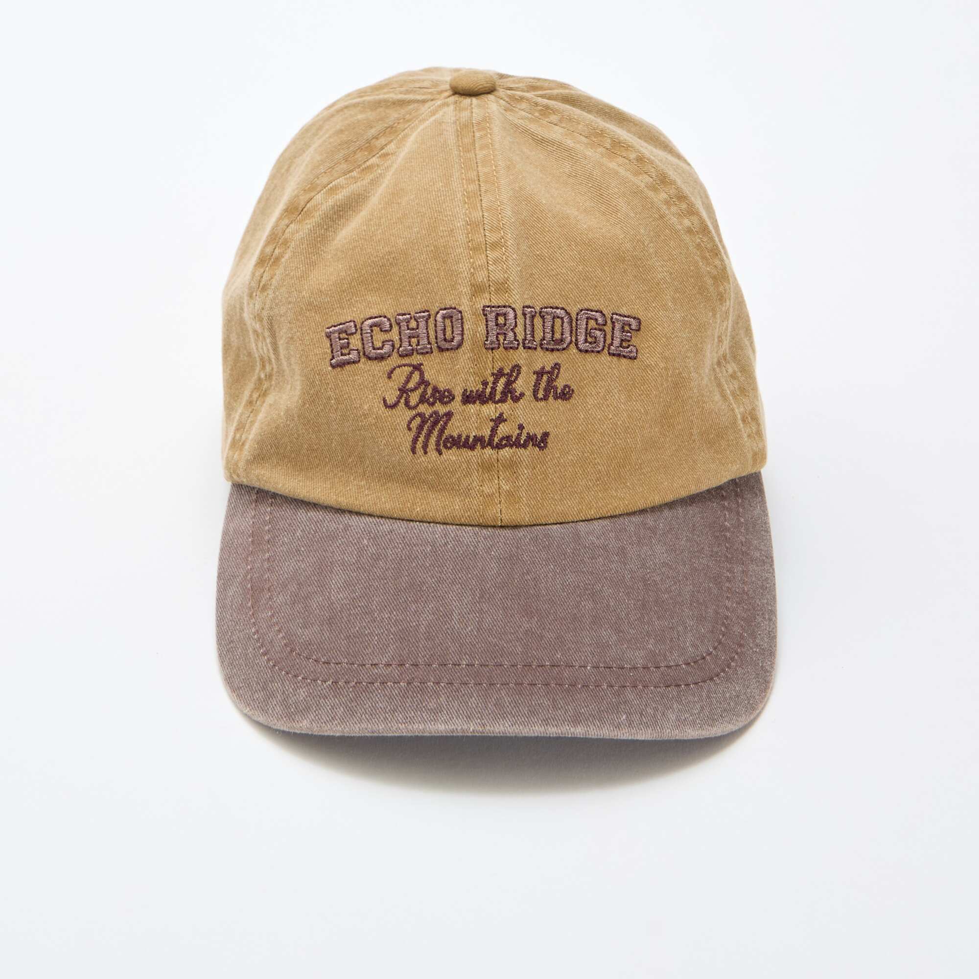 Cotton baseball cap BROWN - Image 2