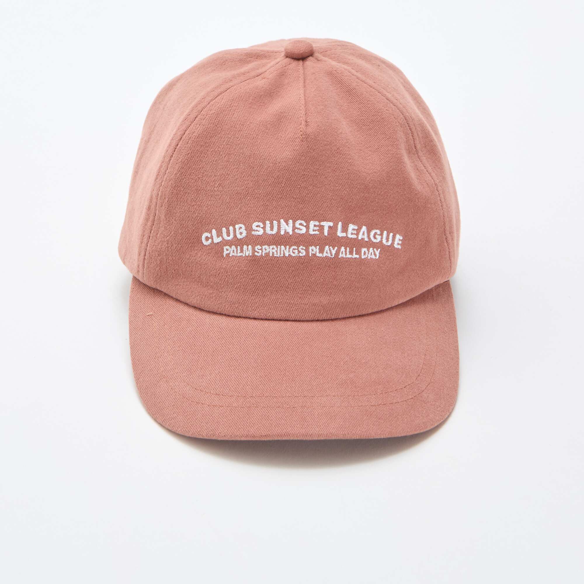 Cotton Baseball Cap ORANGE - Image 2
