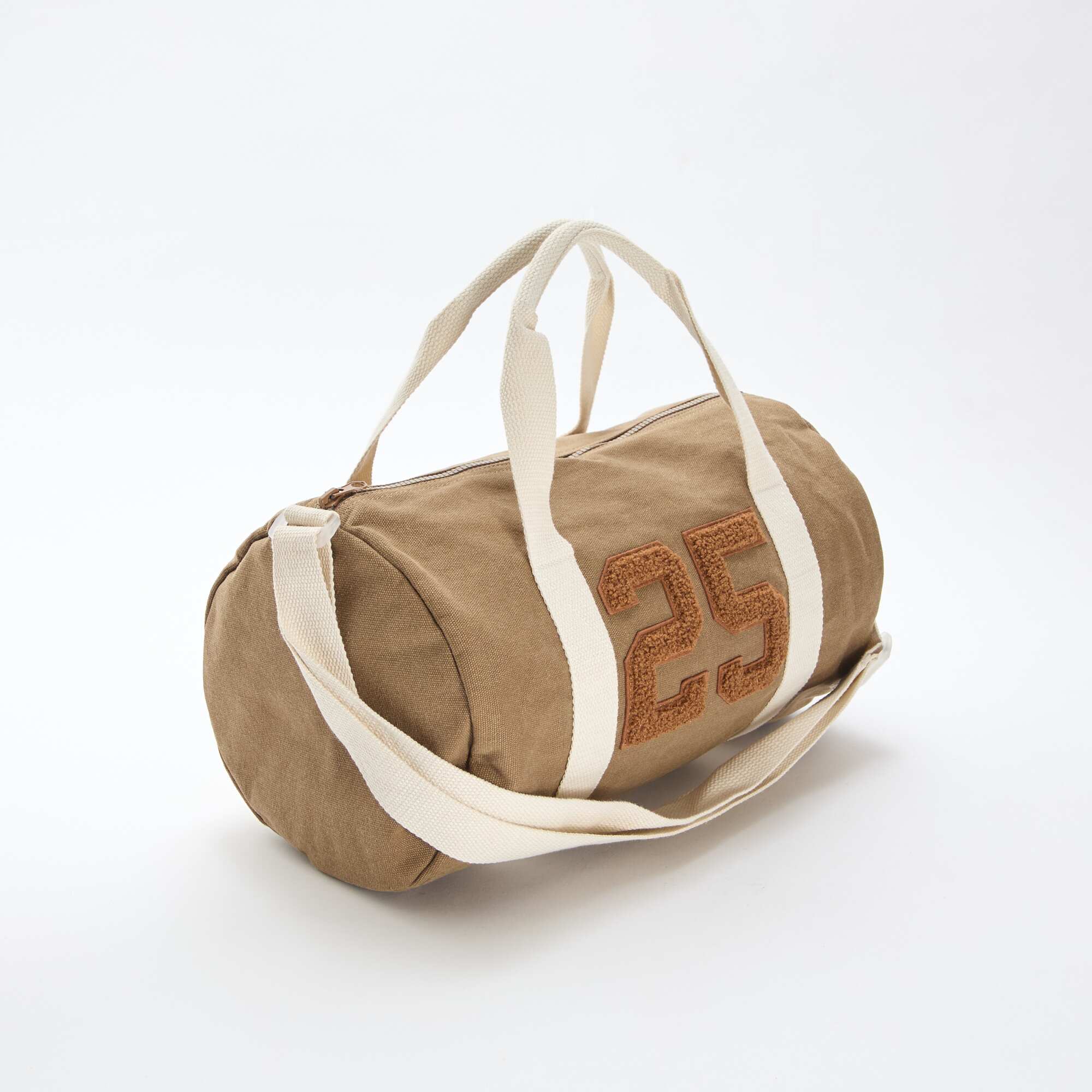 Cotton Bowling Bag BROWN - Image 2