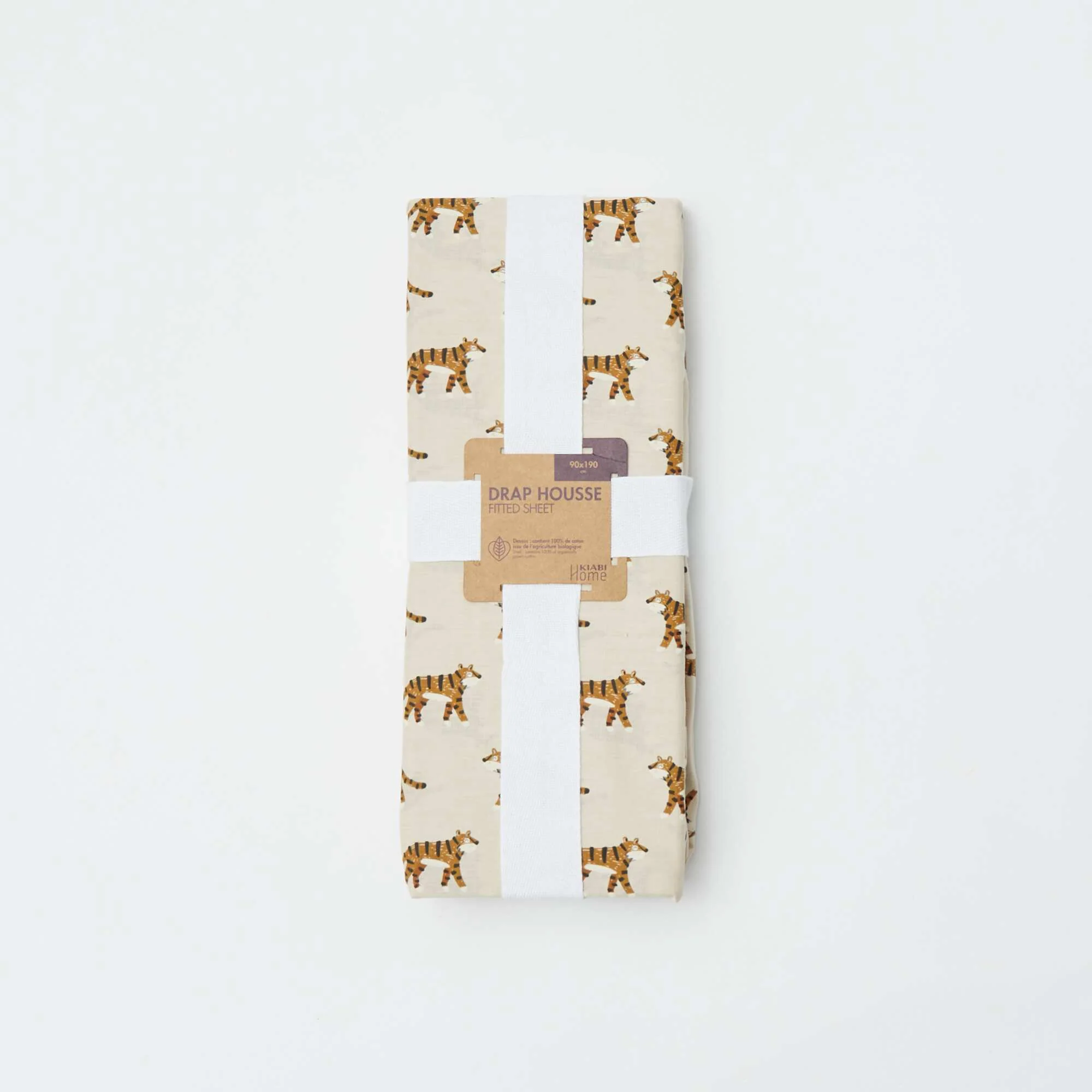 Cotton Fitted Sheet - Single (90x190) - Kiabi Home WHITE - Image 2