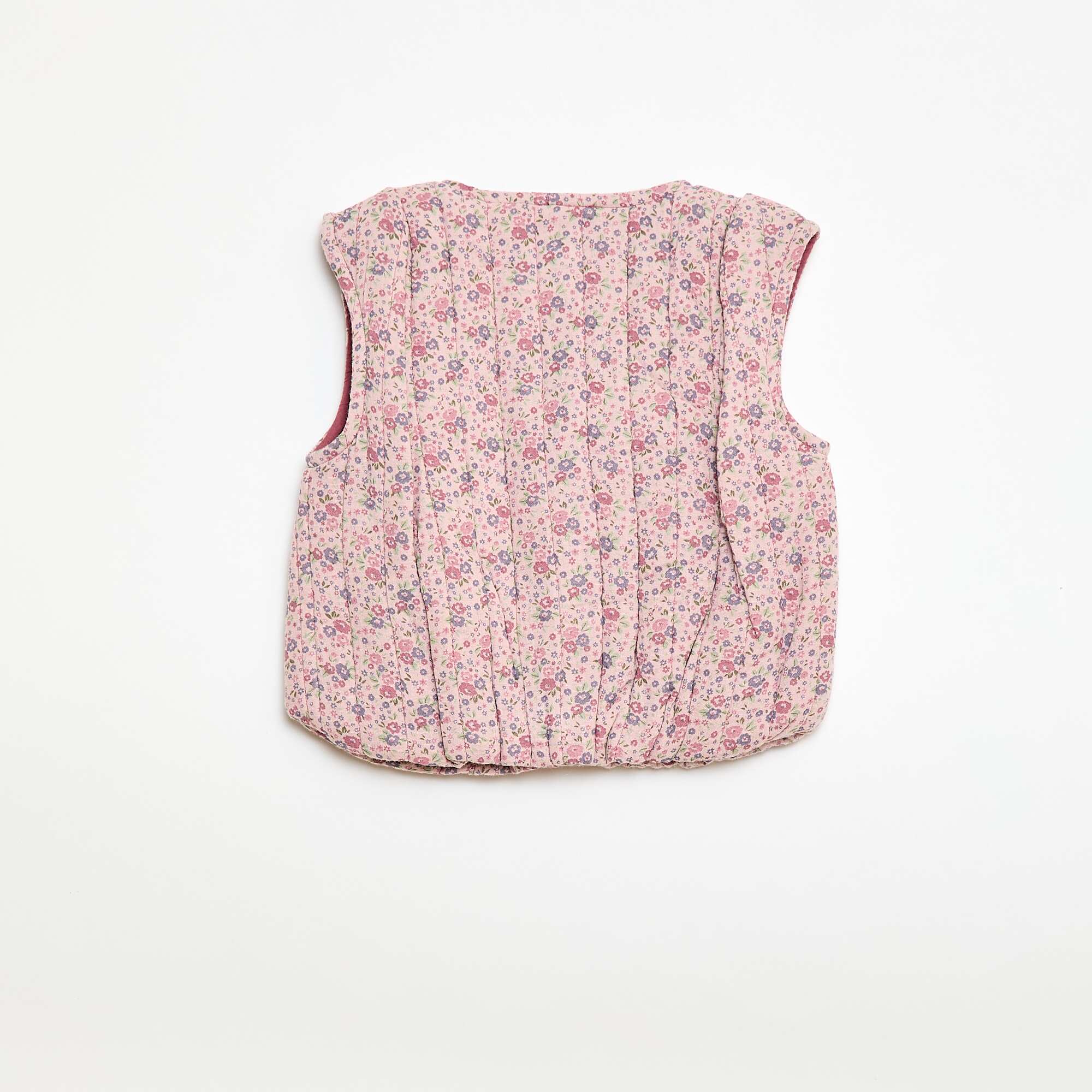 Cotton Gauze Padded Vest PURPLE - Image 2