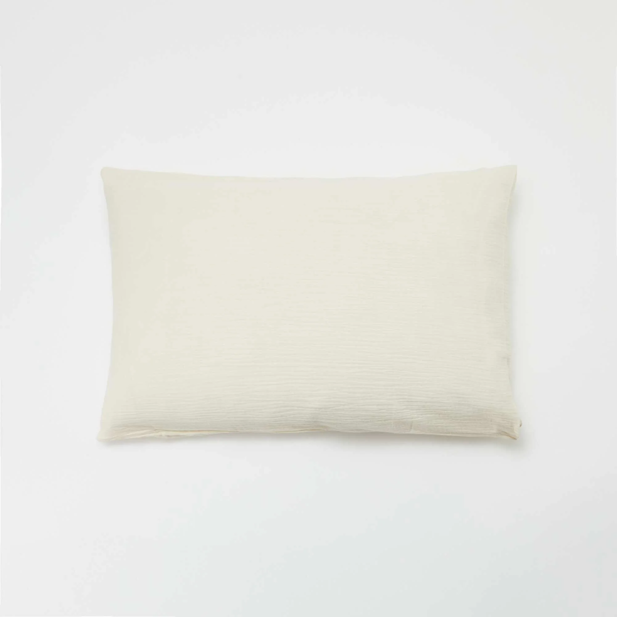 Cotton Gauze Pillowcase 50 x 70 or 63 x 63 cm - Kiabi Home BEIGE - Image 2