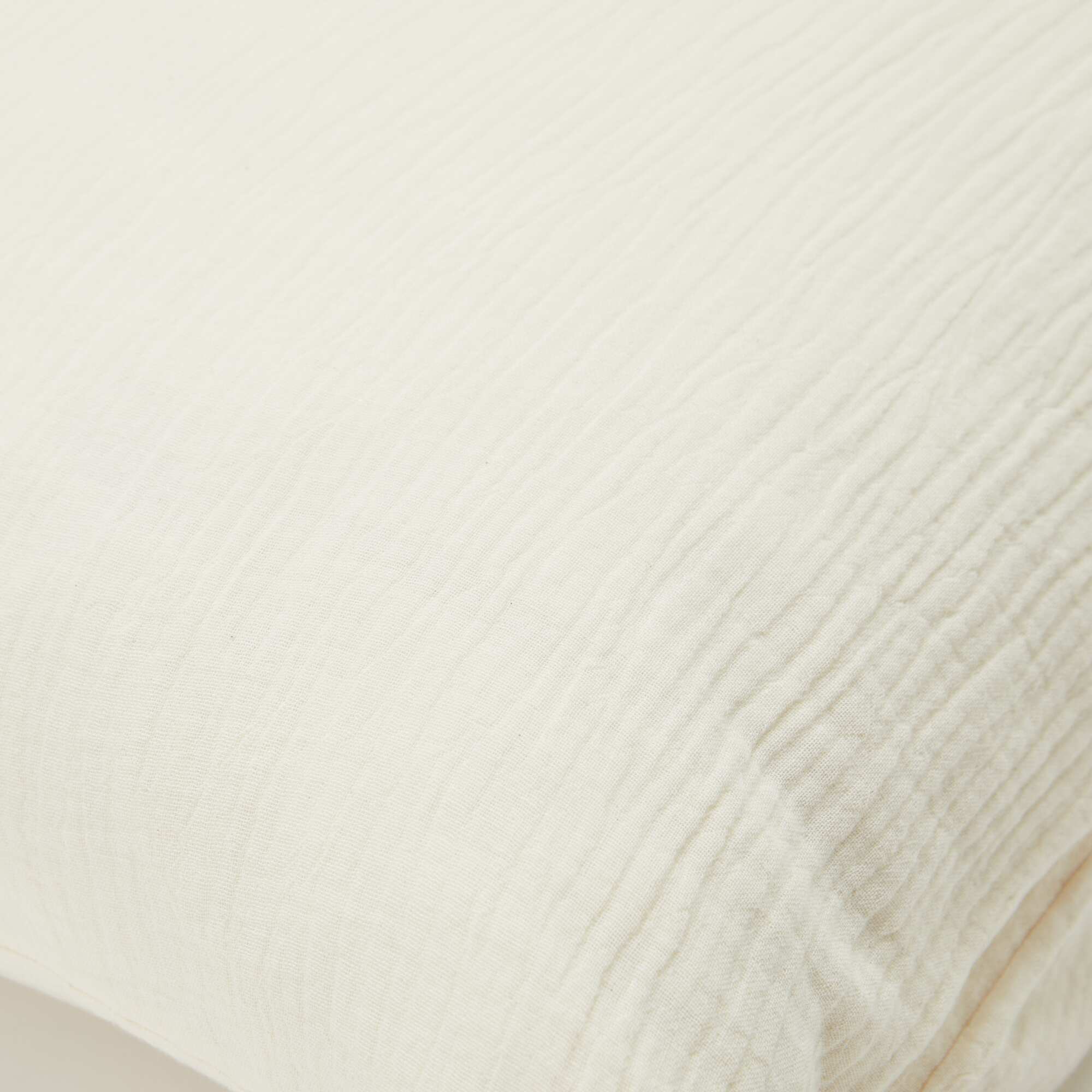 Cotton Gauze Pillowcase 50 x 70 or 63 x 63 cm - Kiabi Home BEIGE - Image 3