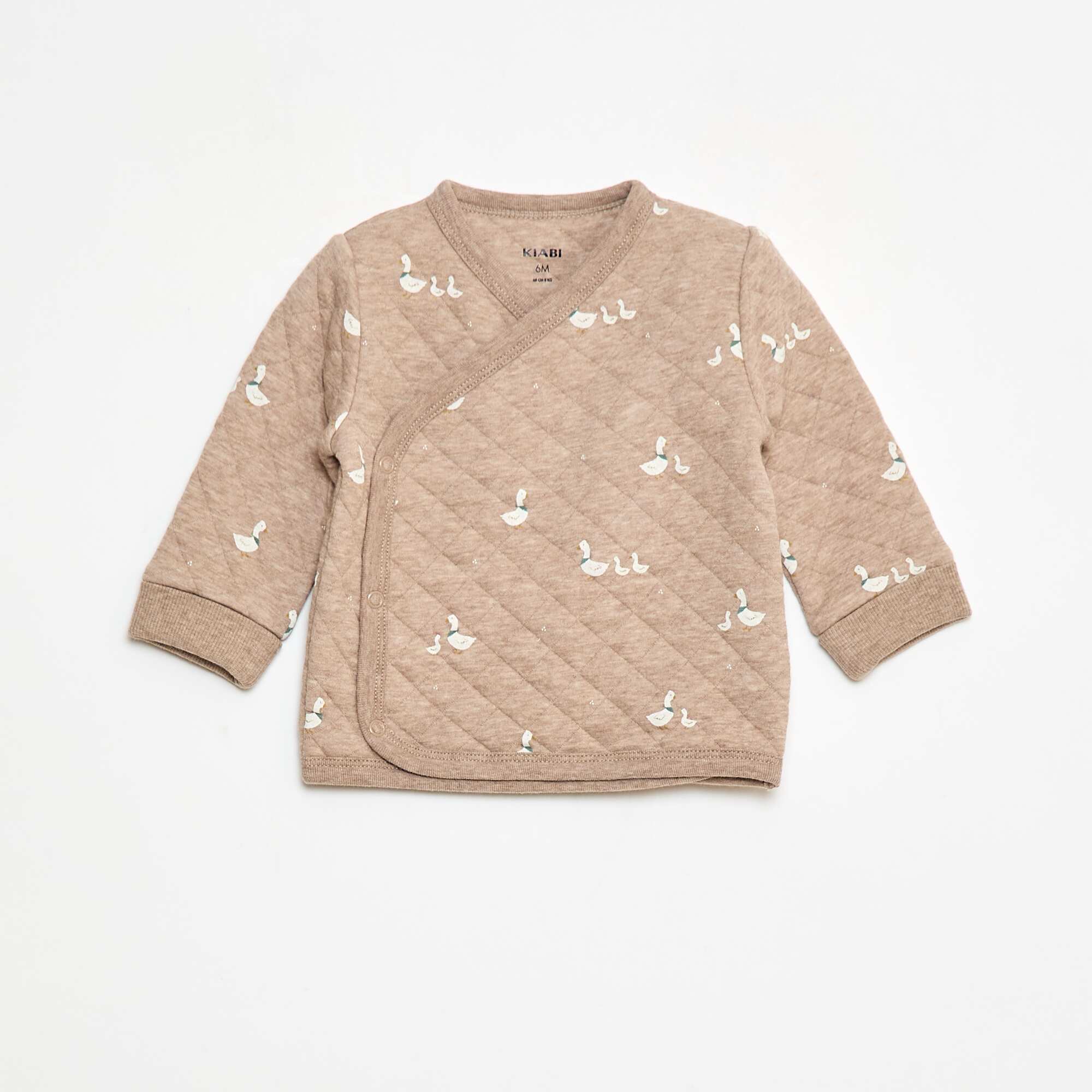 Cotton Jersey Pyjama Set BEIGE - Image 3